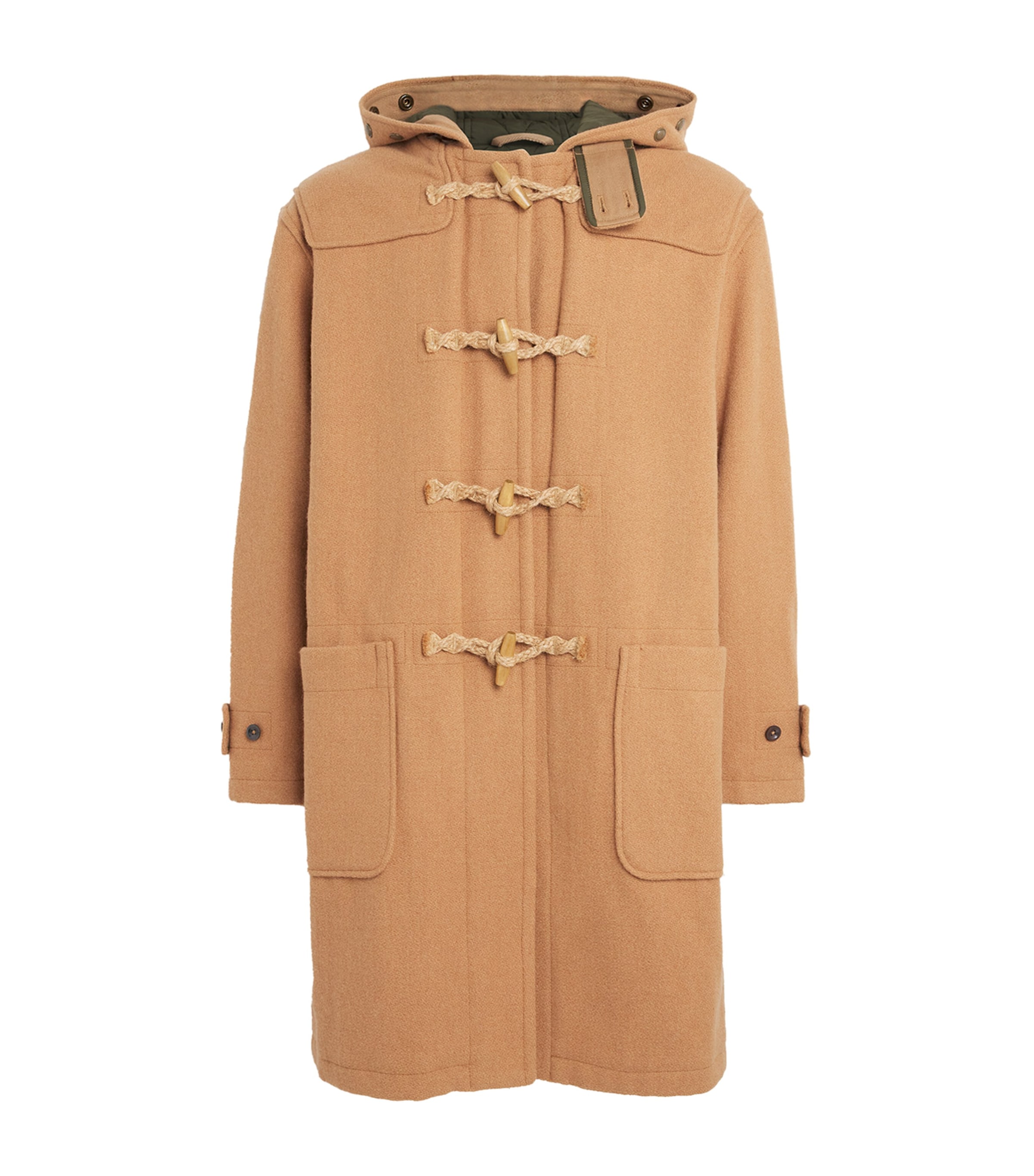 Polo Ralph Lauren Wool Twill Toggle Coat In Neutral