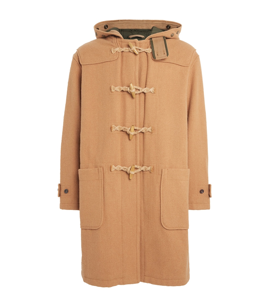 Wool Twill Toggle Coat MEDIUM BEIGE Image 1