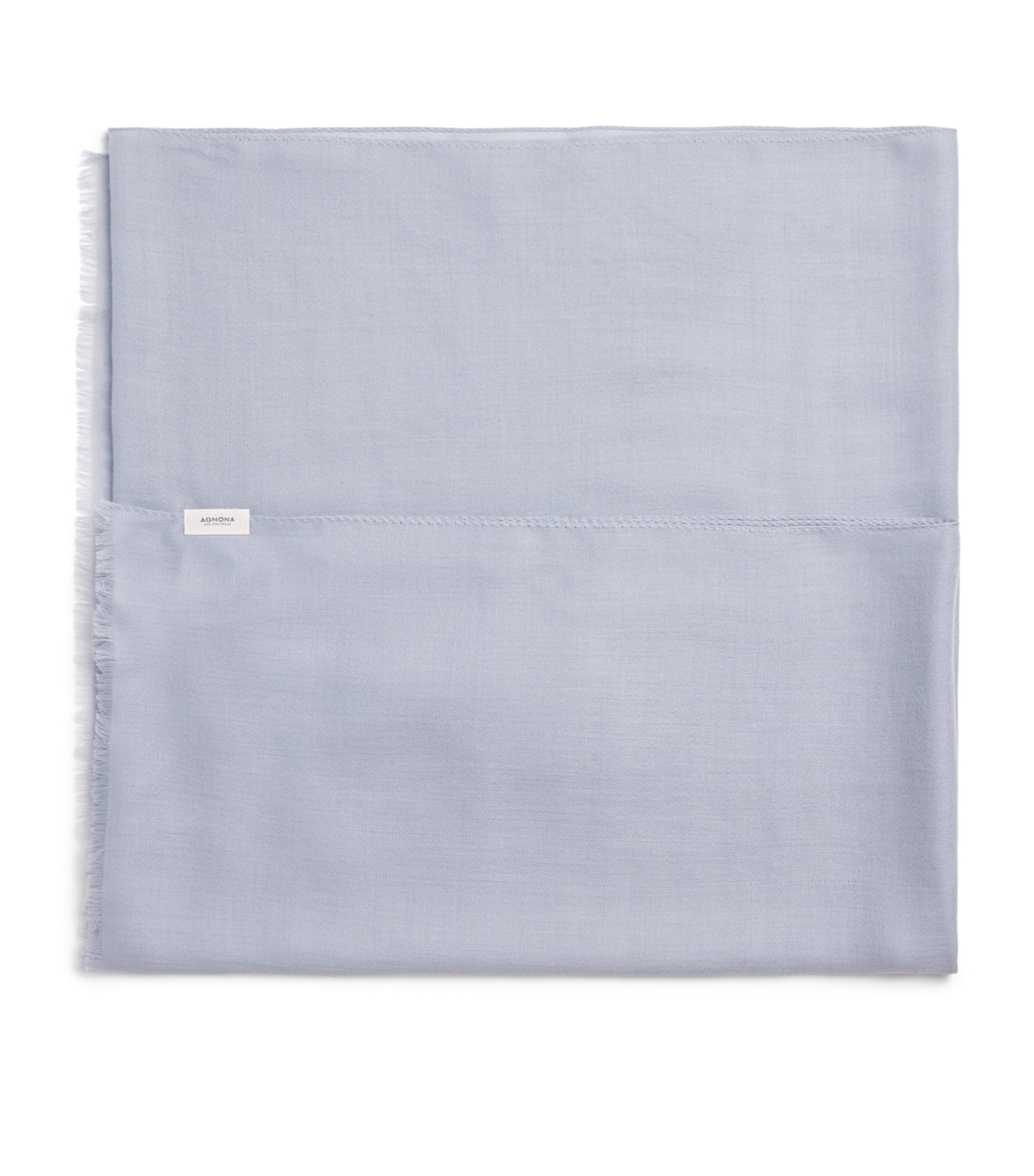 Agnona Cashmere Scarf Blue Powder Image 1