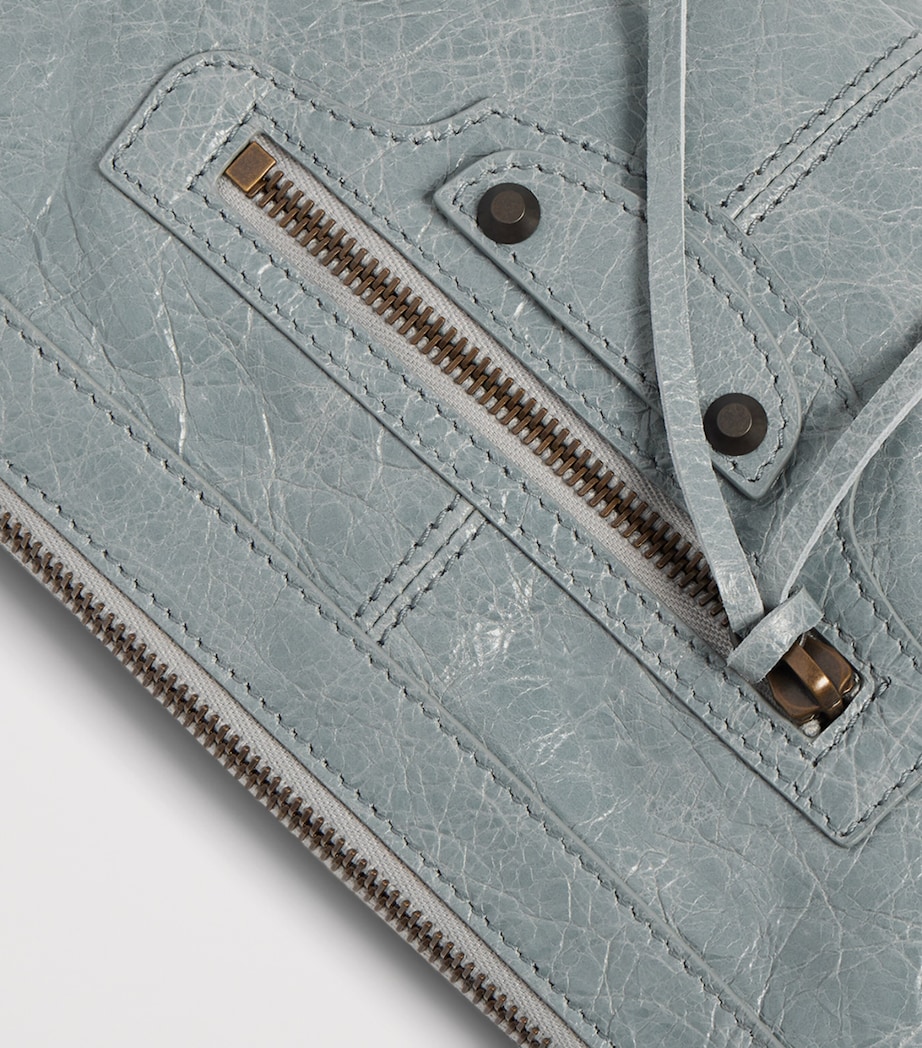 Balenciaga Mini Leather Le City Moto Shoulder Bag Image 6