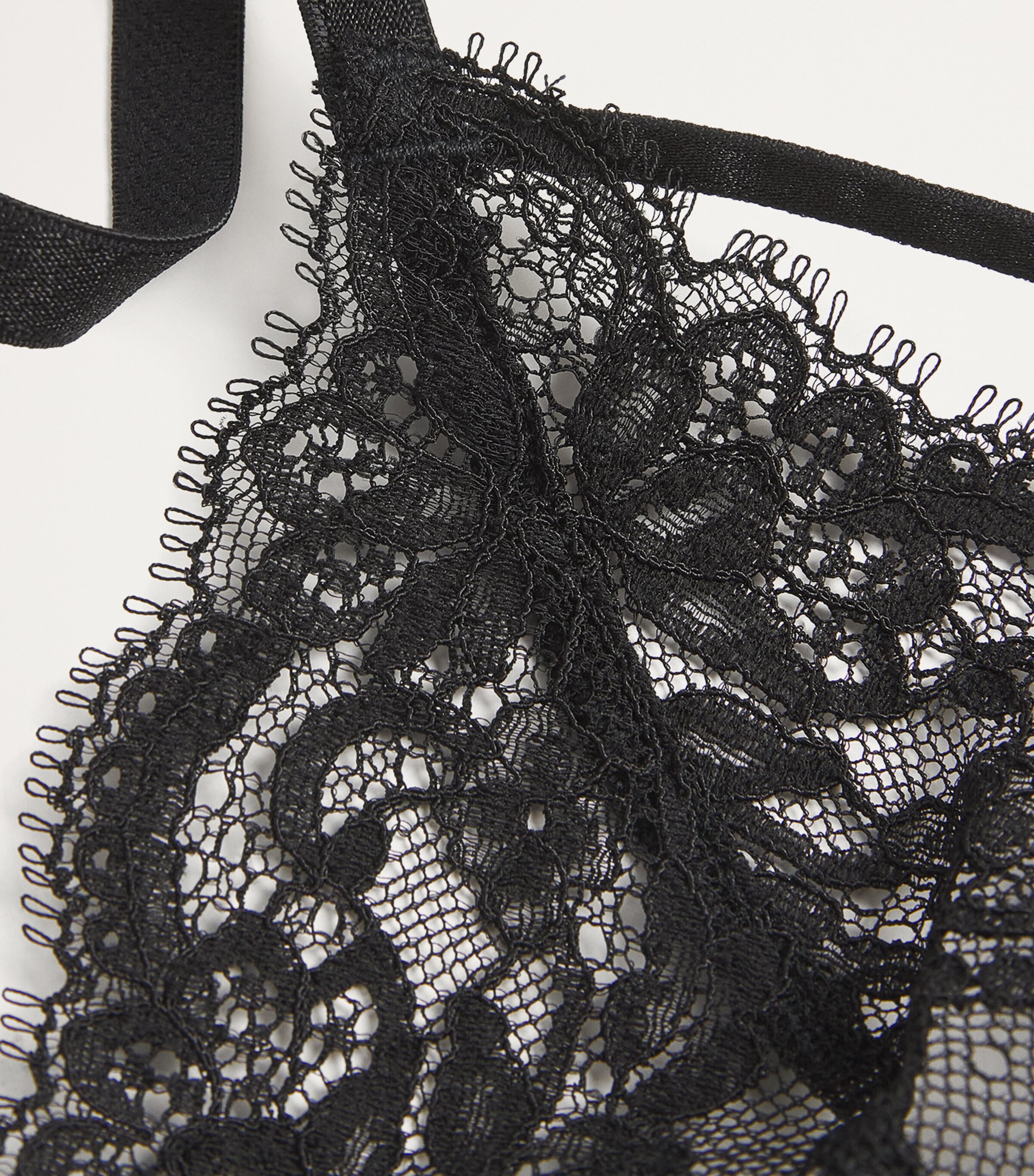 Coco De Mer Womens Lace Seraphine Triangle Bra Black Image 4