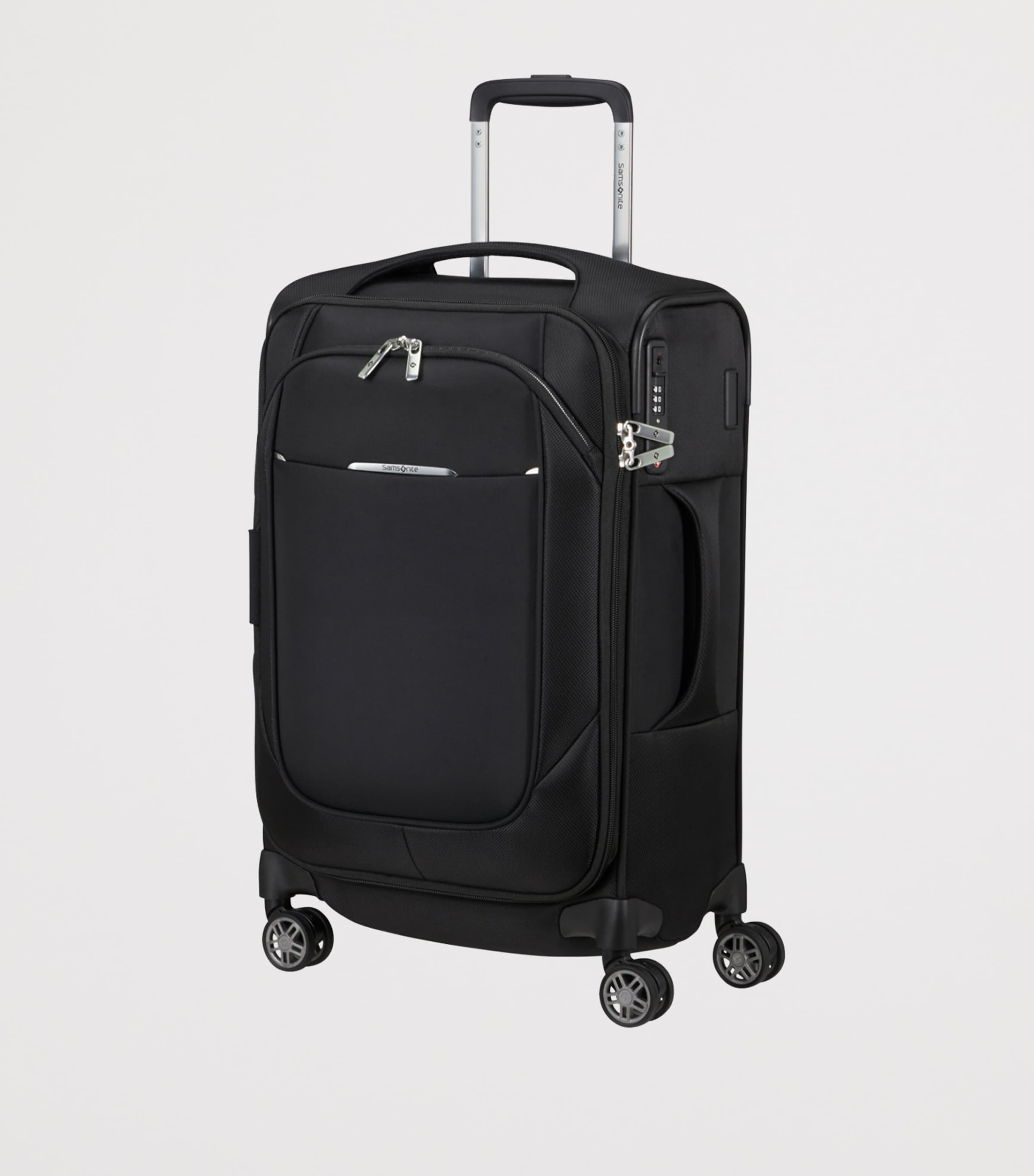 Expandable Re-Lite Spinner Suitcase (55cm) BLACK 1041 Image 3