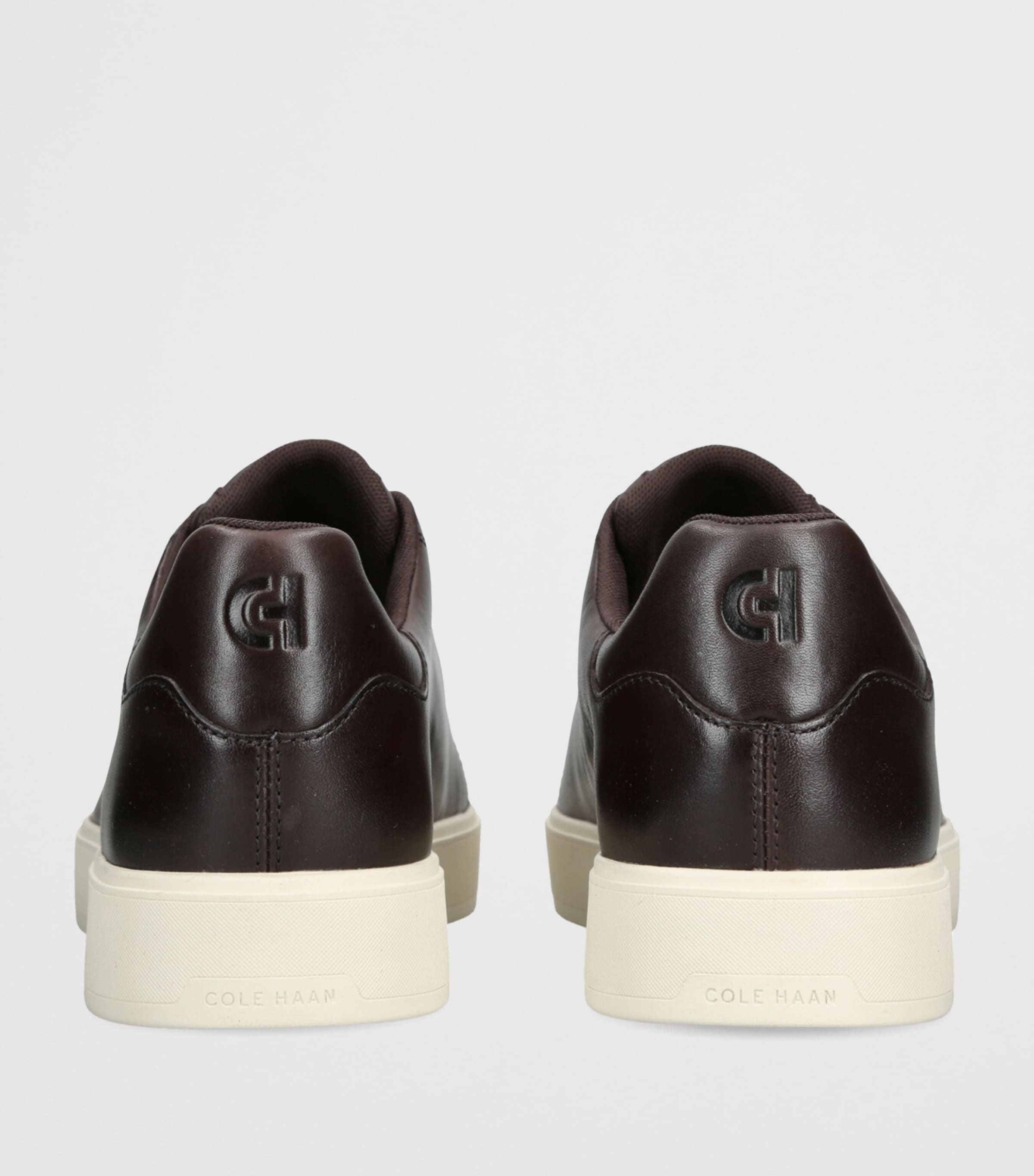 Leather GrandPrø Luxe Sneakers DARK BROWN Image 2