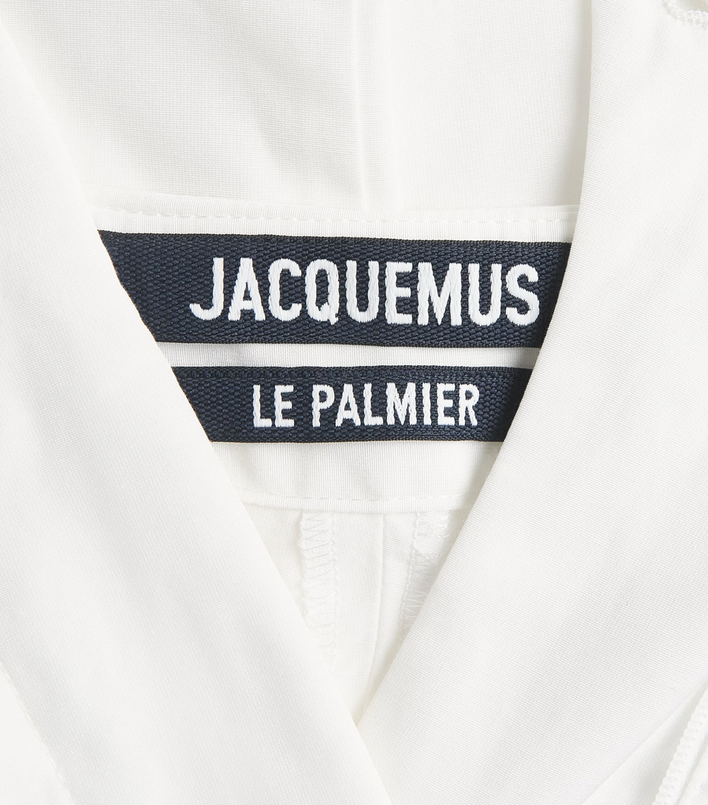 Jacquemus Womens Barrel Ovalo Trousers White Image 6