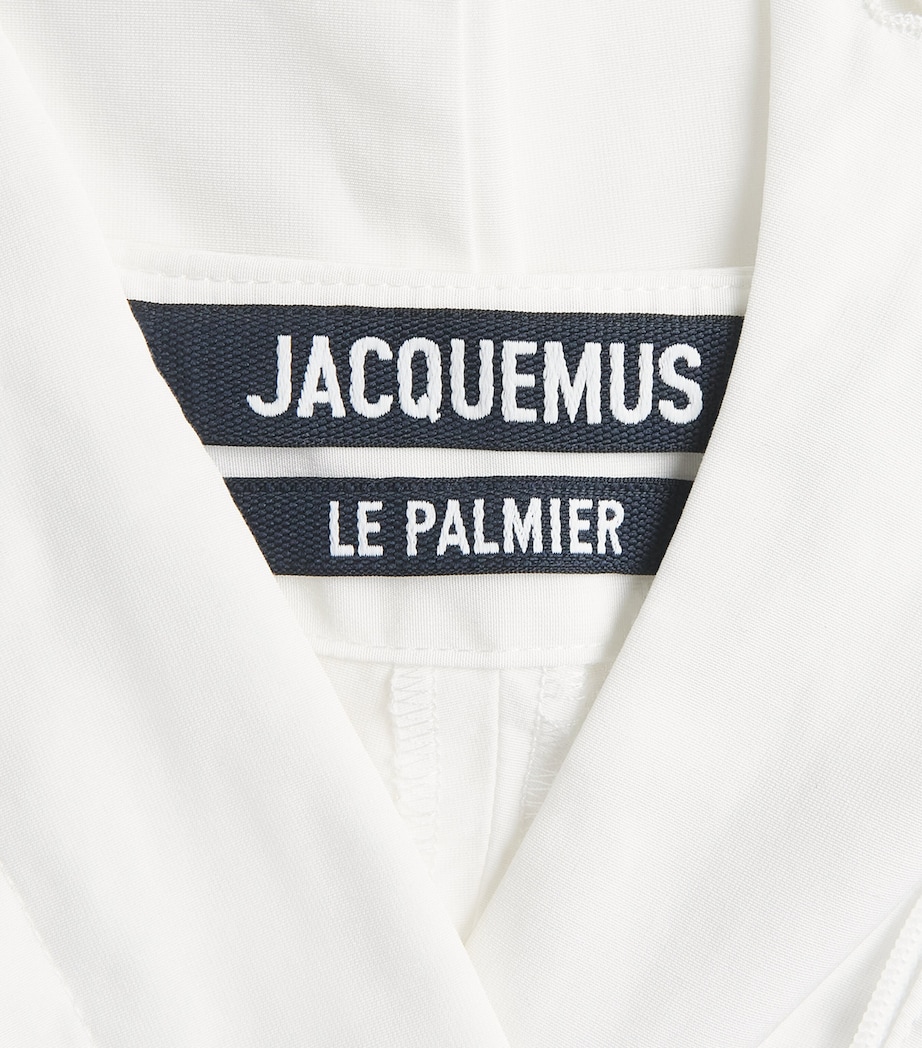 Jacquemus Womens Barrel Ovalo Trousers White Image 6