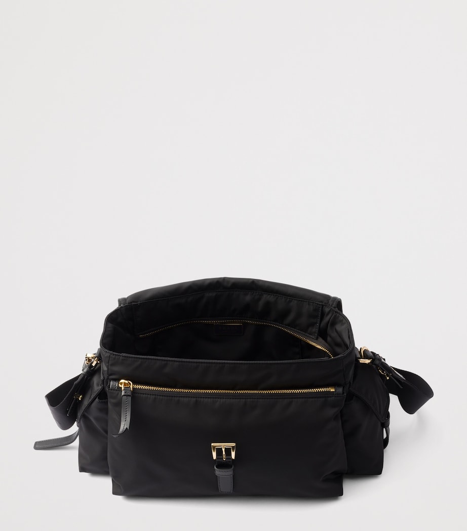 Large Re-Nylon Shoulder Bag F0002 Image 4