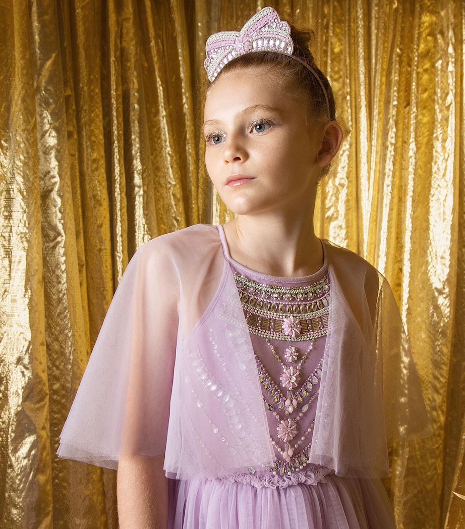 Embellished Lina Headband ORCHID BLOOM Image 4