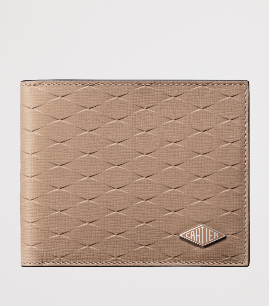 Cartier Leather Cartier Losange Wallet Beige Image 2