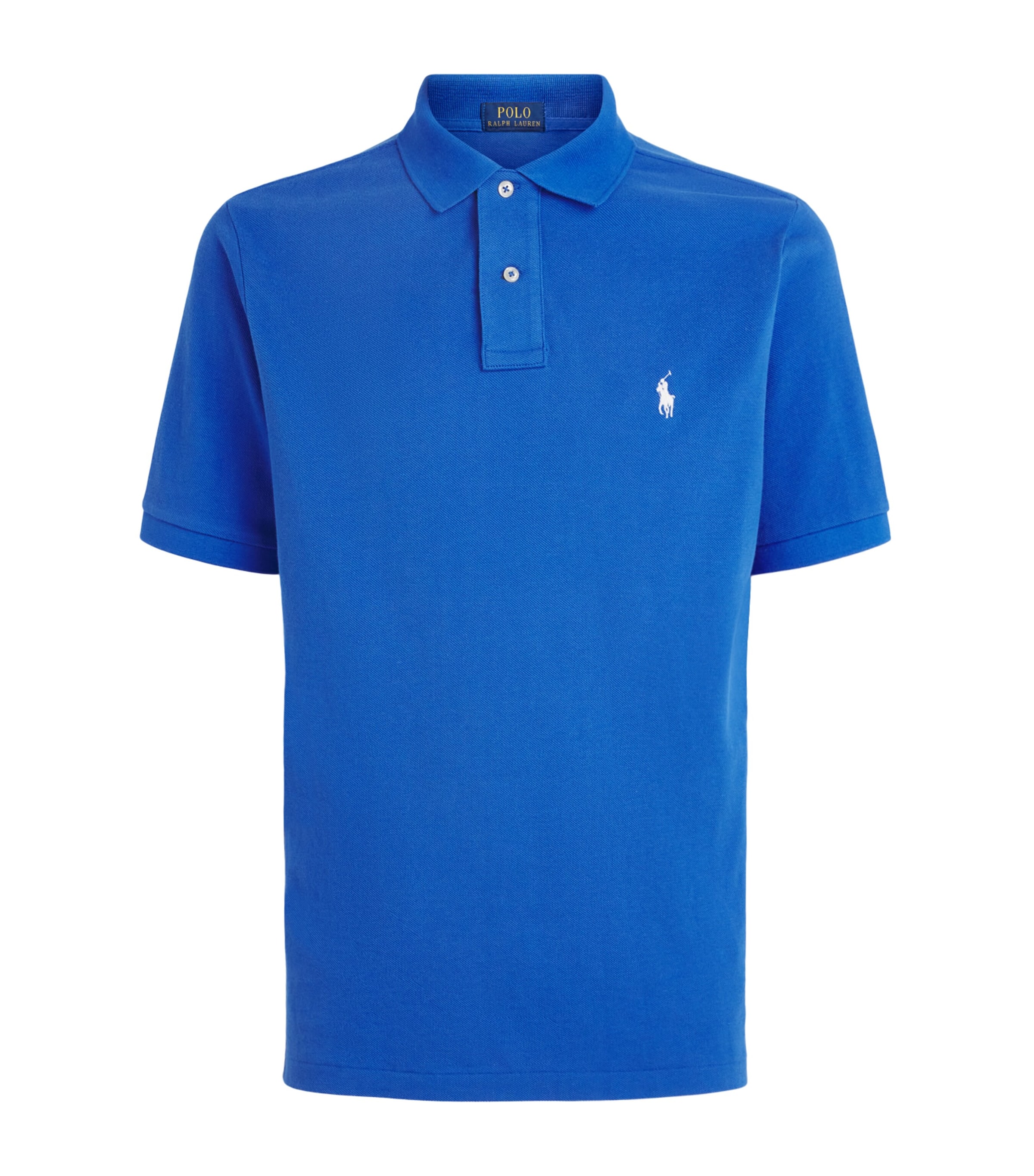Polo Ralph Lauren Mens Cotton Mesh Classic-Fit Polo Shirt New Iris Image 1