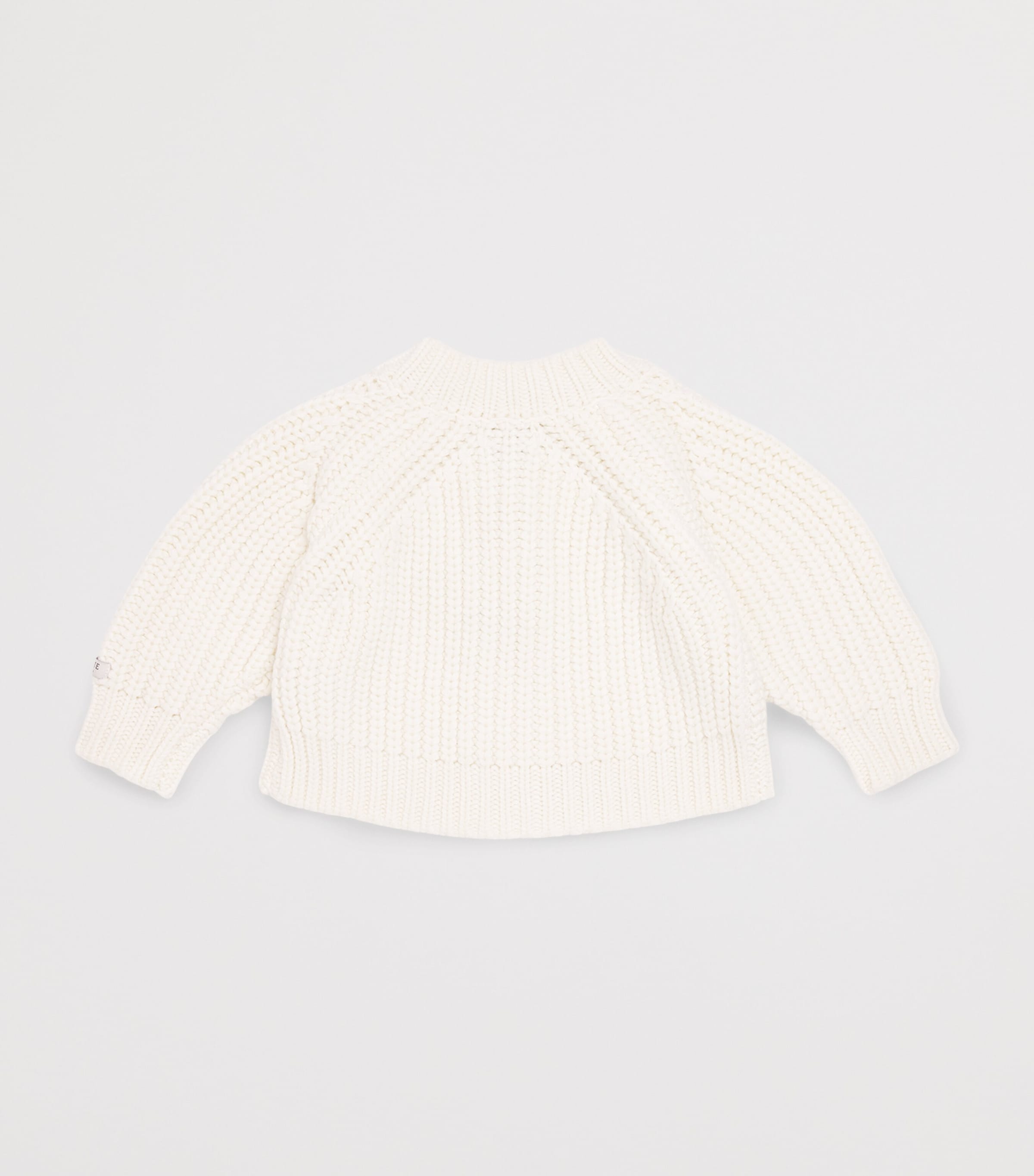 Donsje Button-Up Rikkie Cardigan (0 Months-4 Years) Oyster Grey Image 2