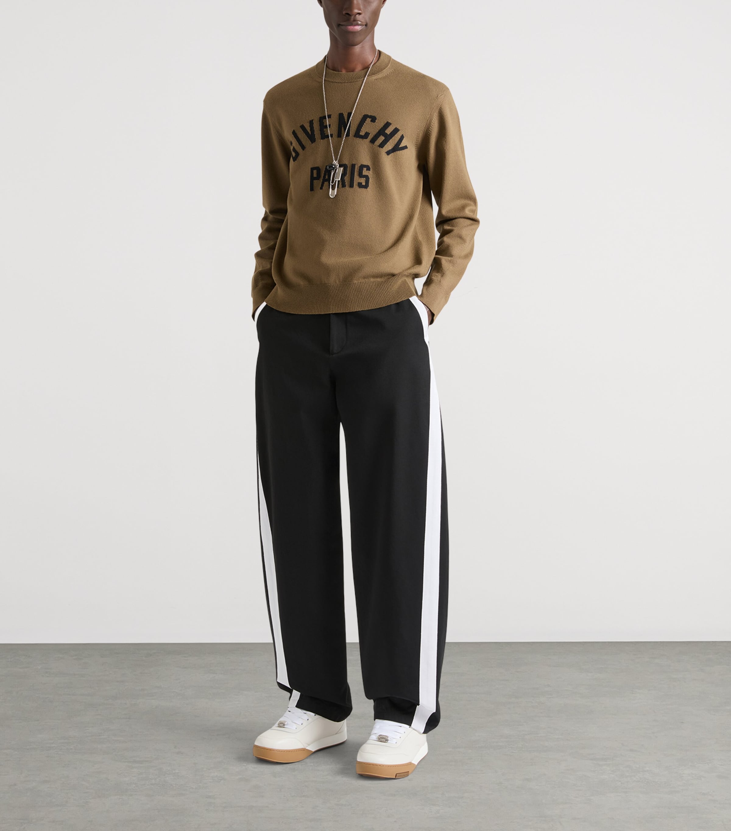 Givenchy Mens Cotton Track Trousers Image 3