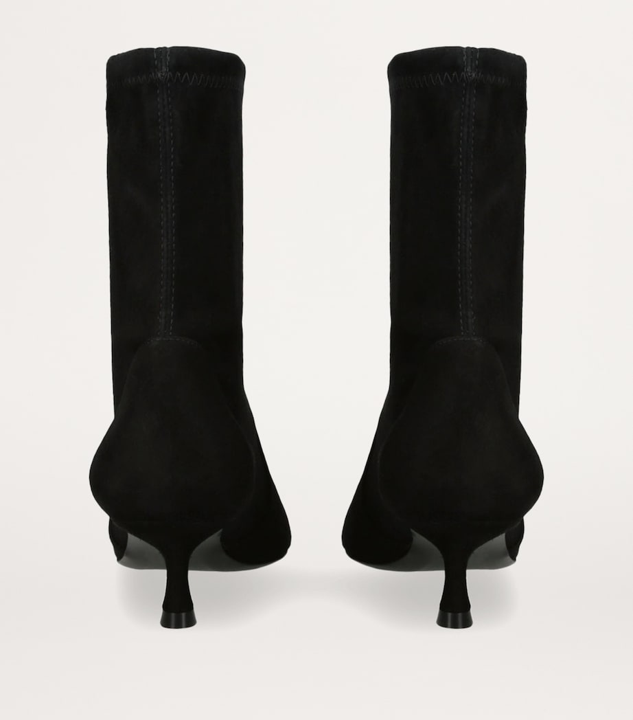 Suede Naomi Ankle Boots 50 BLACK Image 3