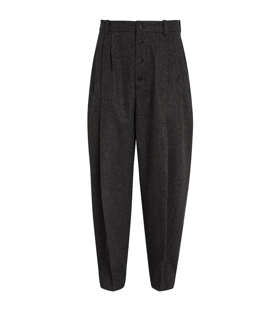 Wool-Blend Fernando Trousers 970-DARK GREY Image 1