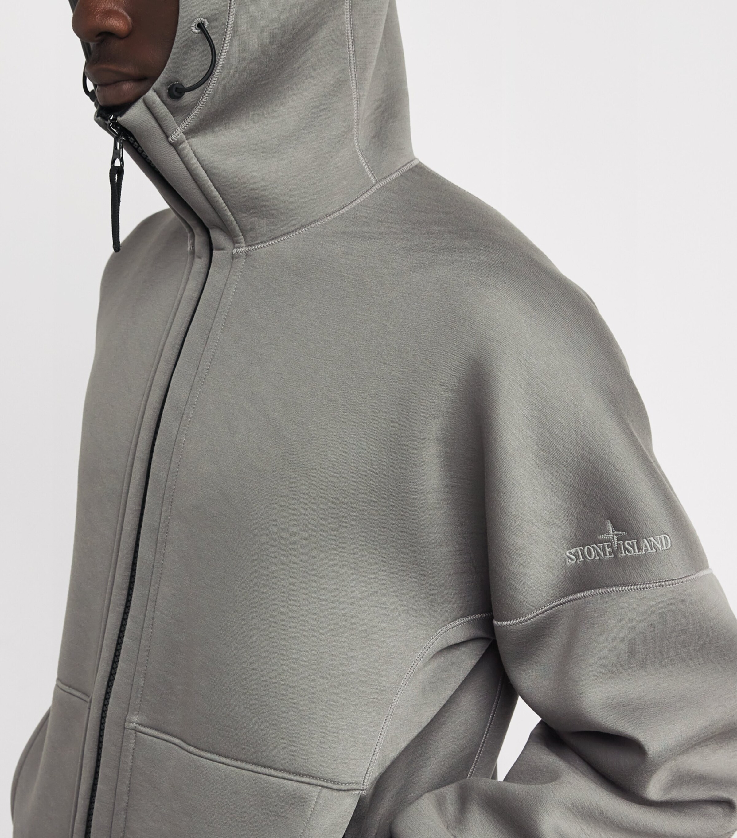 Scuba Fleece Logo Hoodie V006B Image 6