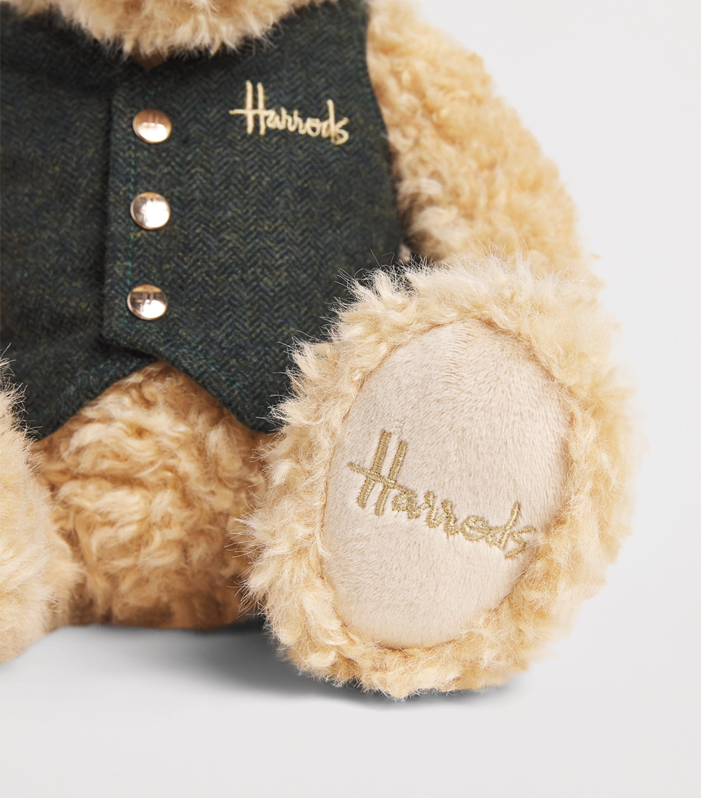 Leo Bear (27cm) HARRODS GREEN Image 3