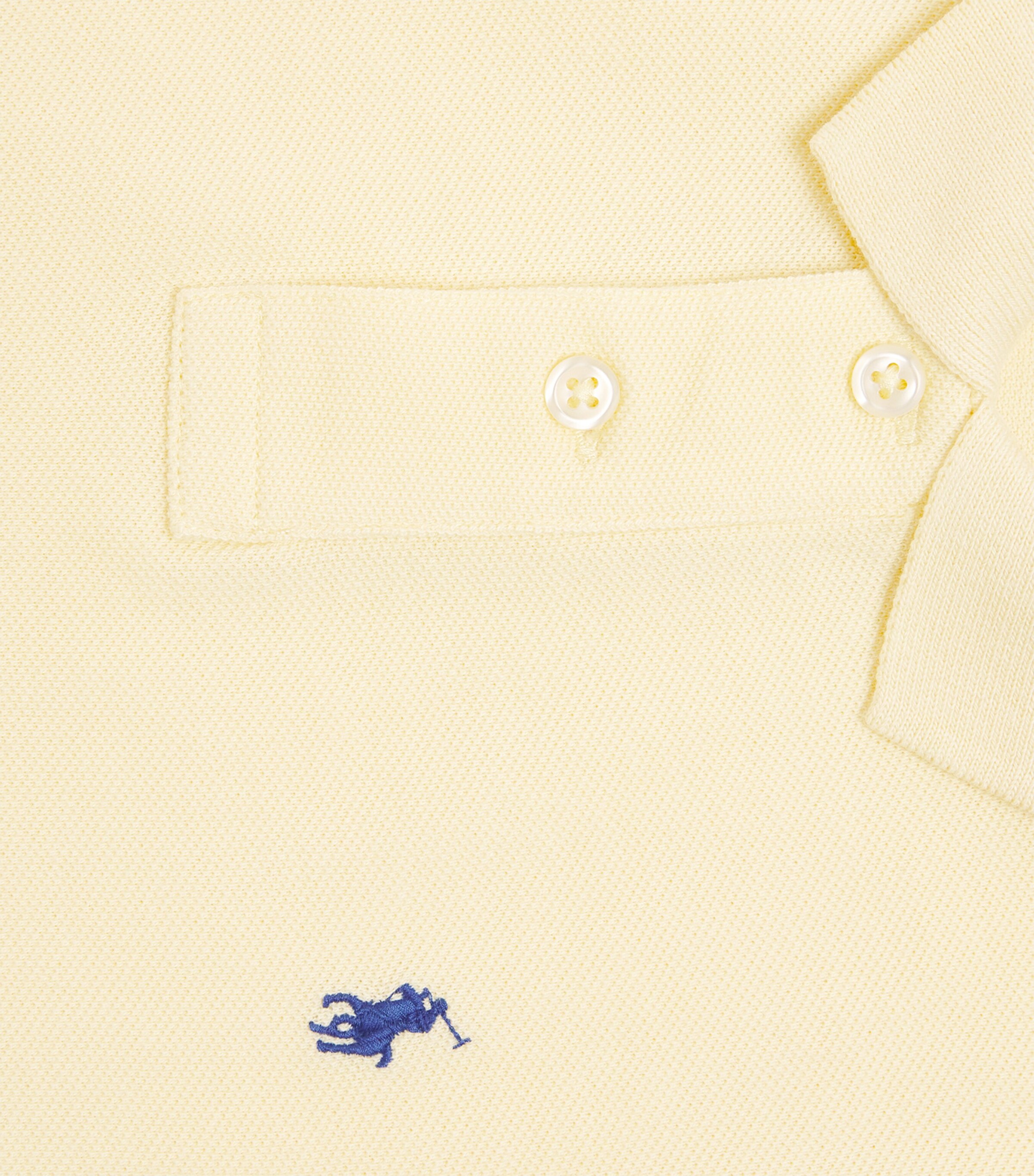 Cotton Polo Shirt (6-14 Years) TBRD YLLO Image 3