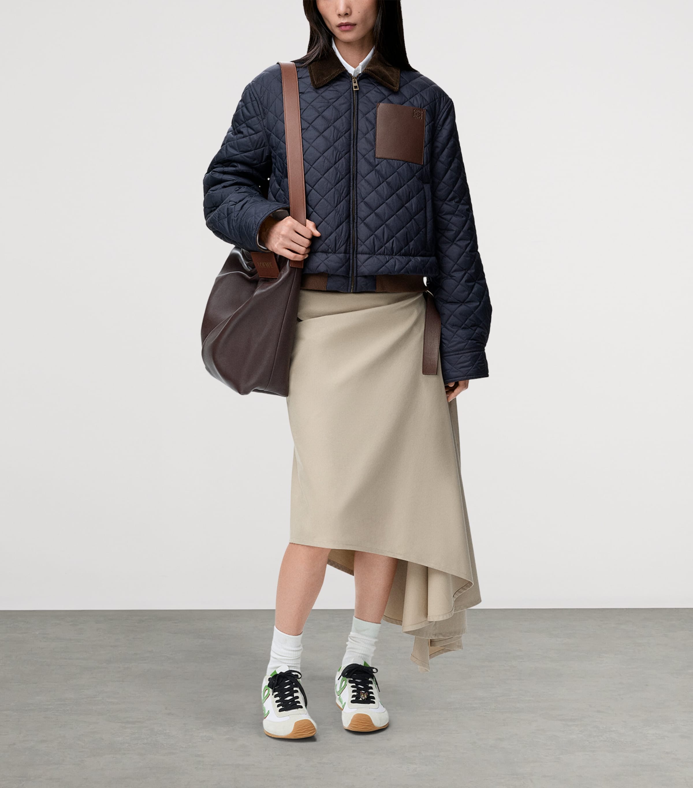 Quilted Monogram Field Jacket DARK NAVY Image 2