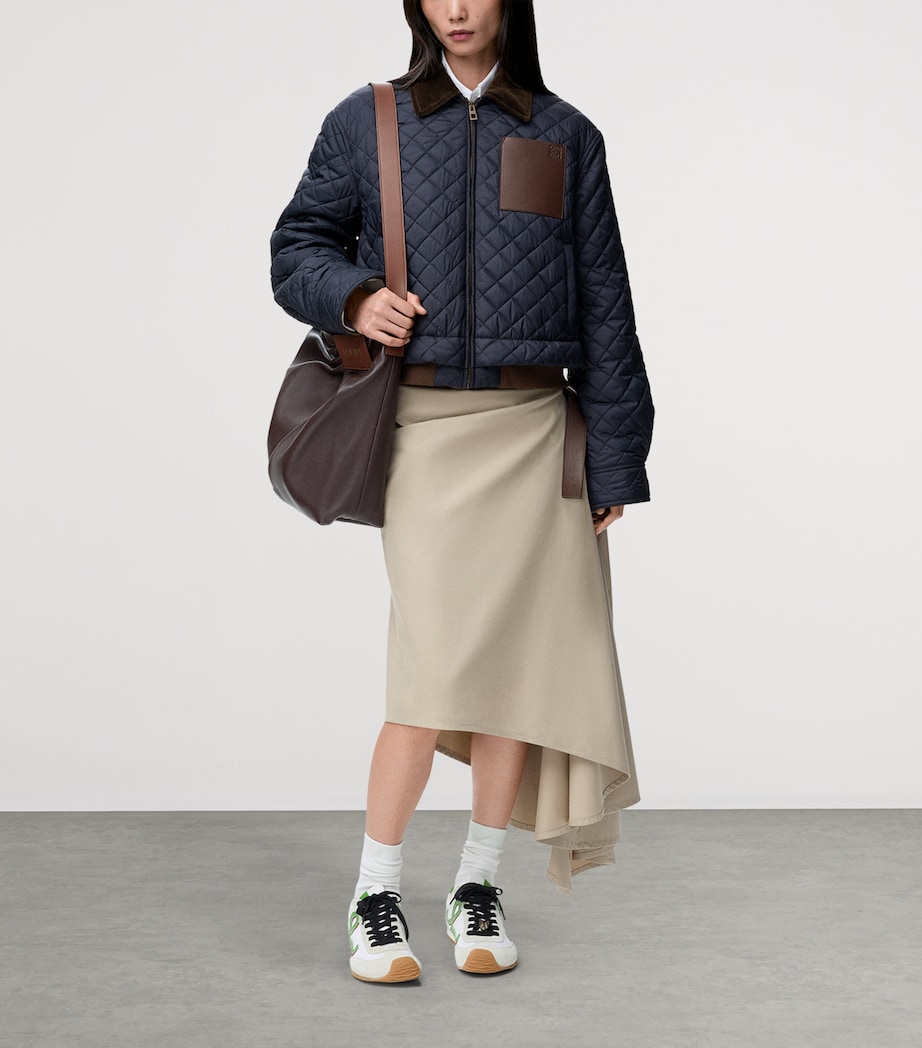 Quilted Monogram Field Jacket DARK NAVY Image 2