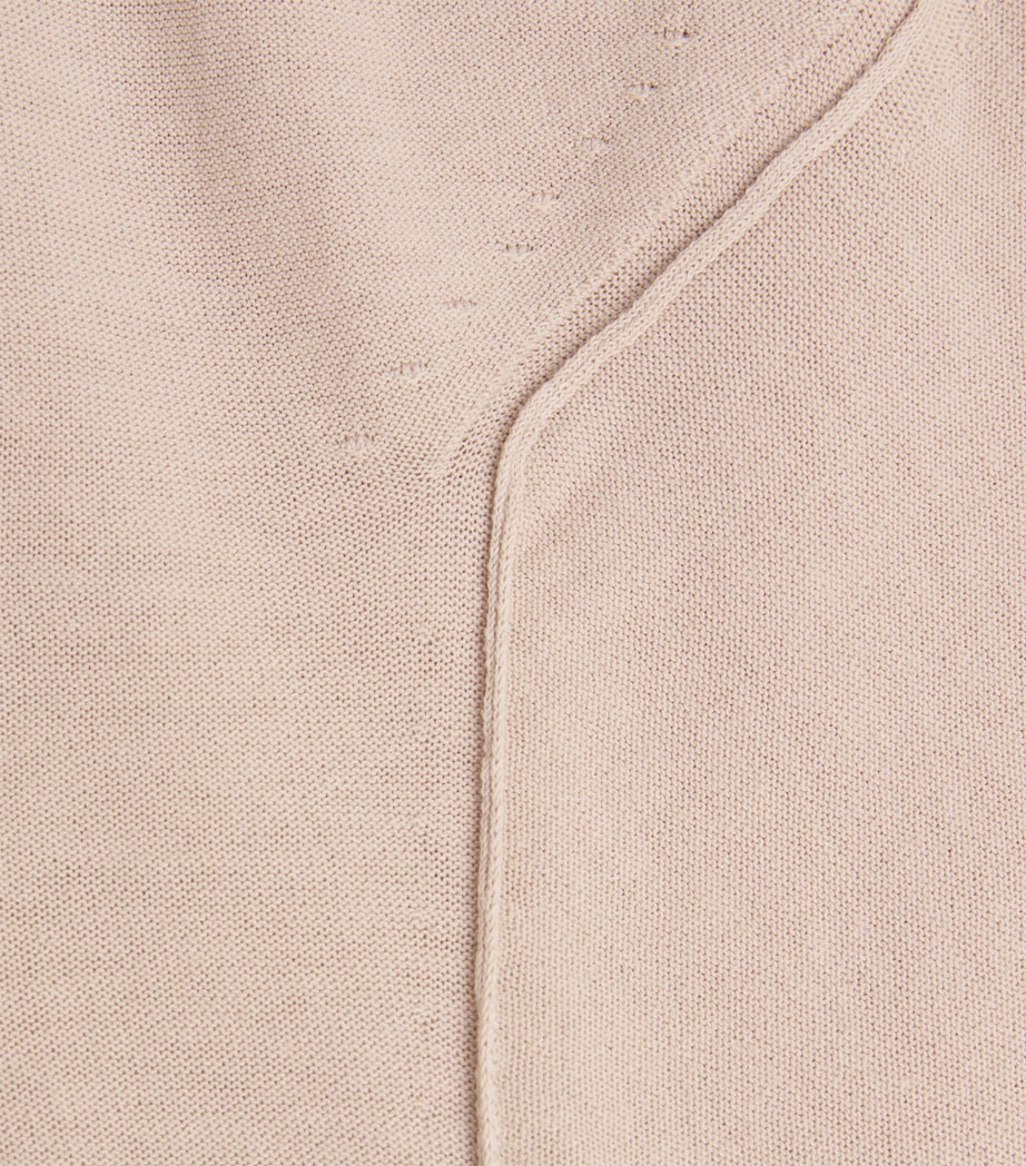 Cotton Knitted T-Shirt CAMMELLO Image 5