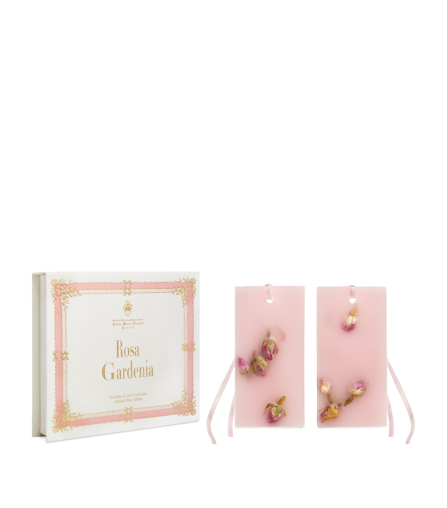 SANTA MARIA NOVELLA Rosa Gardenia Scented Wax Tablets (Pack of 2) Image 2