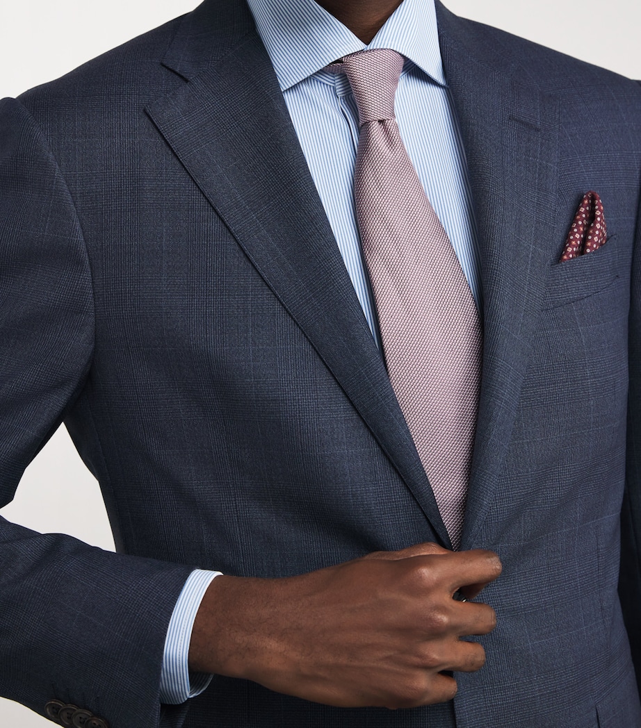 Stripe Formal Shirt 002 DARK BLUE Image 6