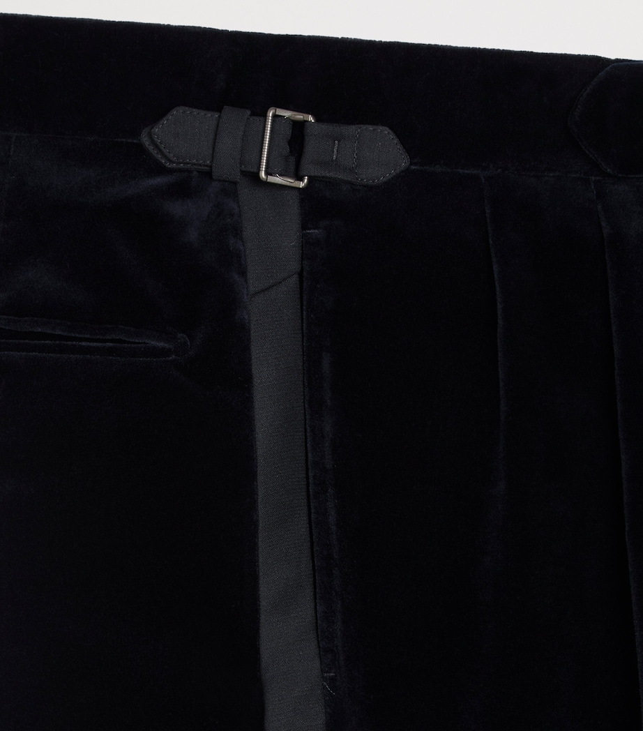 Velvet Evening Trousers 403MIDNIGHT BLUE Image 6