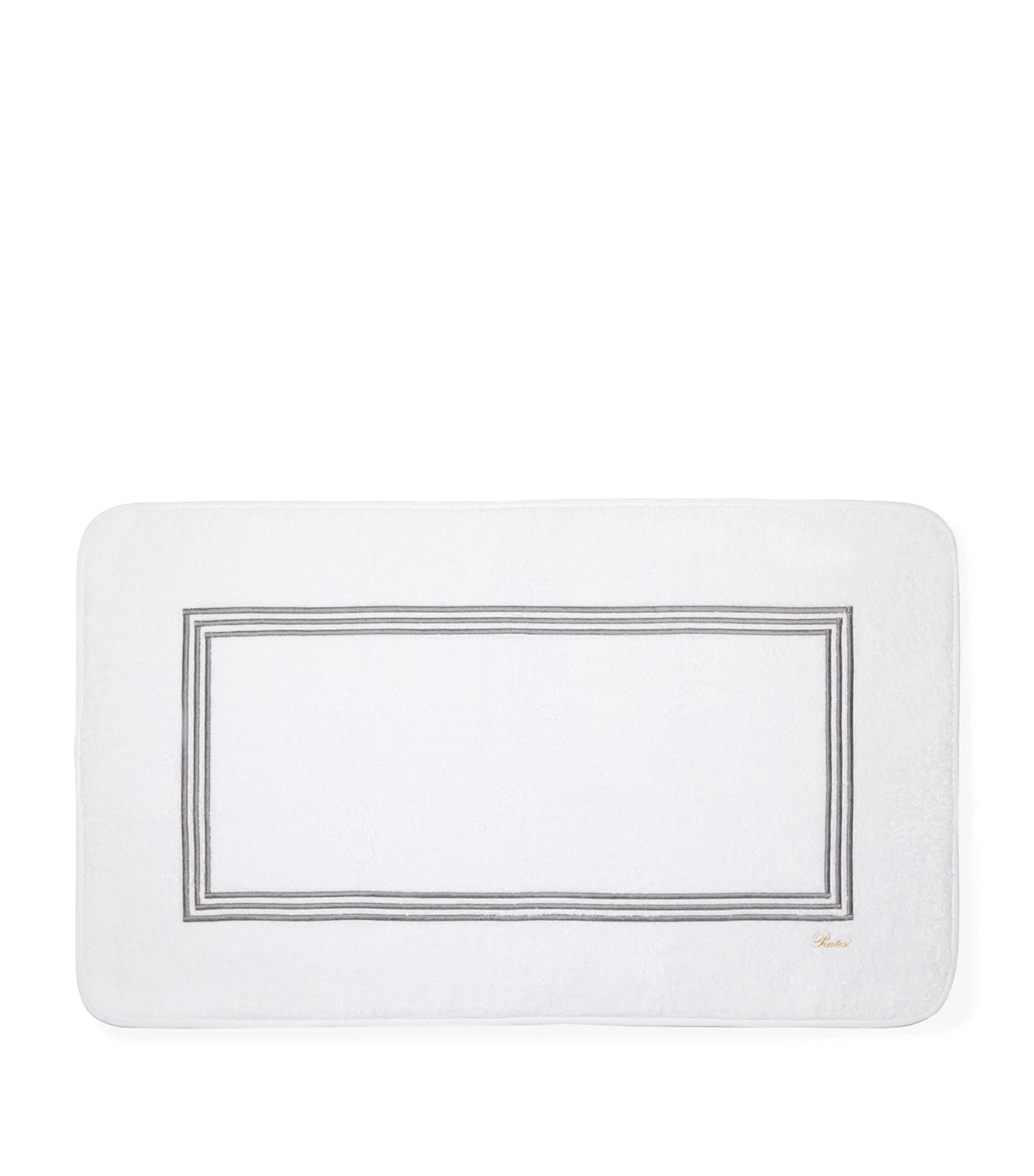 Pratesi Tre Righe Bath Mat In Gray