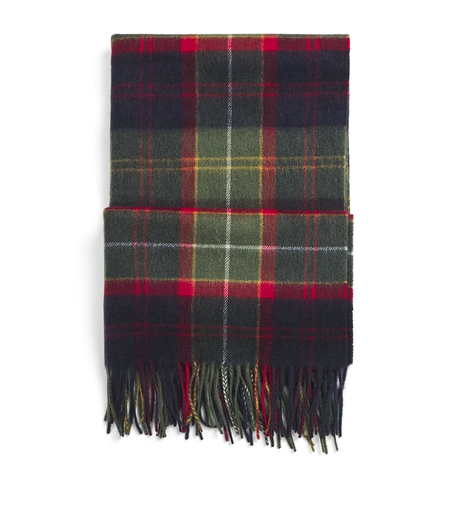 Wool Brack Patchwork Tartan Scarf RED CLASSIC TARTAN Image 1