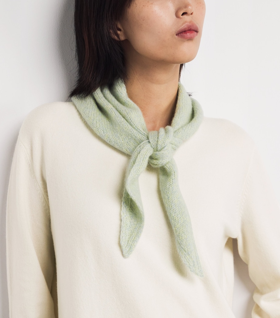 Cashmere Double Layer Sweater IVORY Image 6