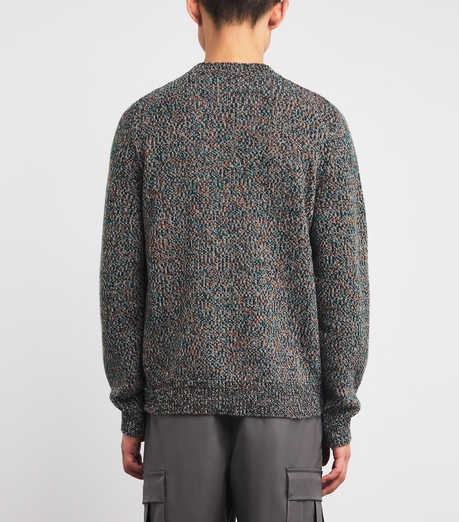 Wool Speckled-Knit Sweatshirt BOSCO 380 Image 4