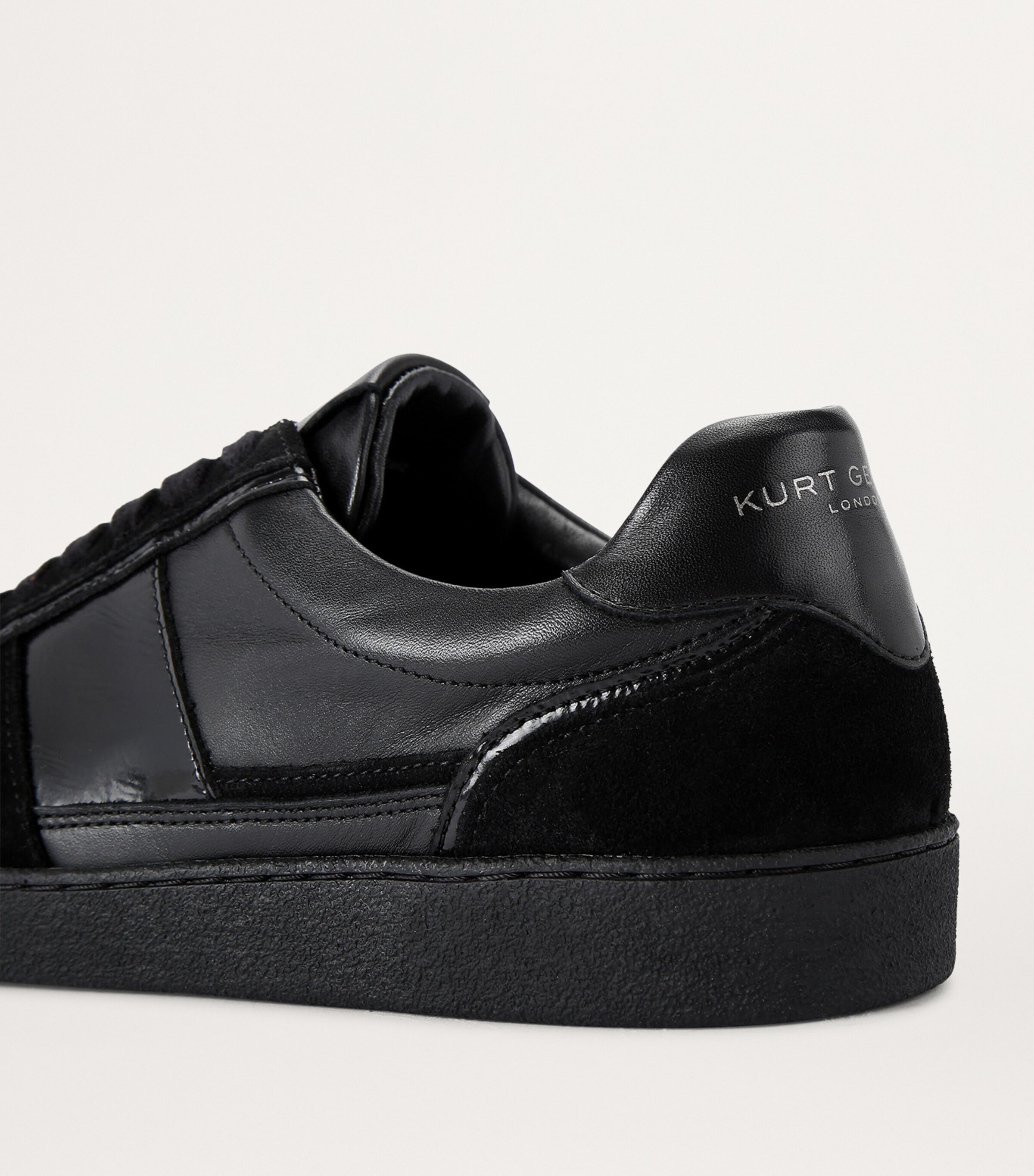 Kurt Geiger London Leather Lloyd Sneakers Black Image 2