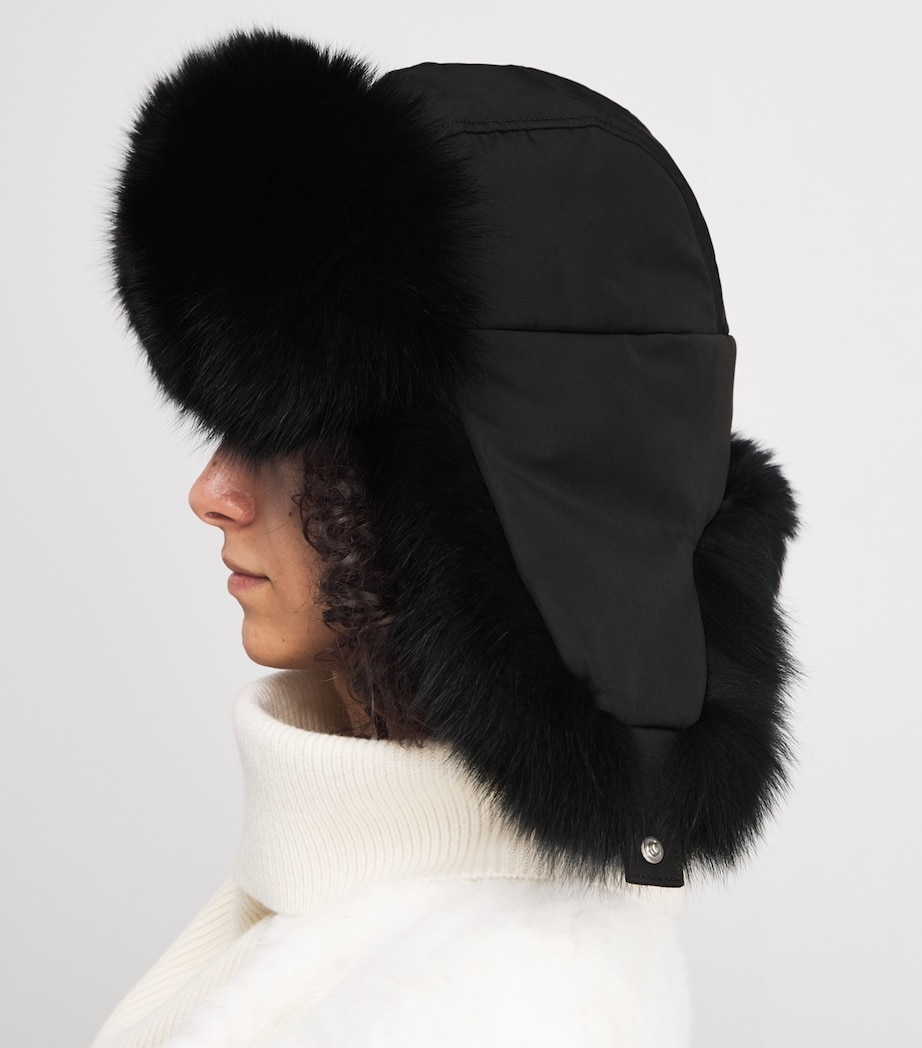 Fox Fur Chapka Ski Hat C99 Image 3