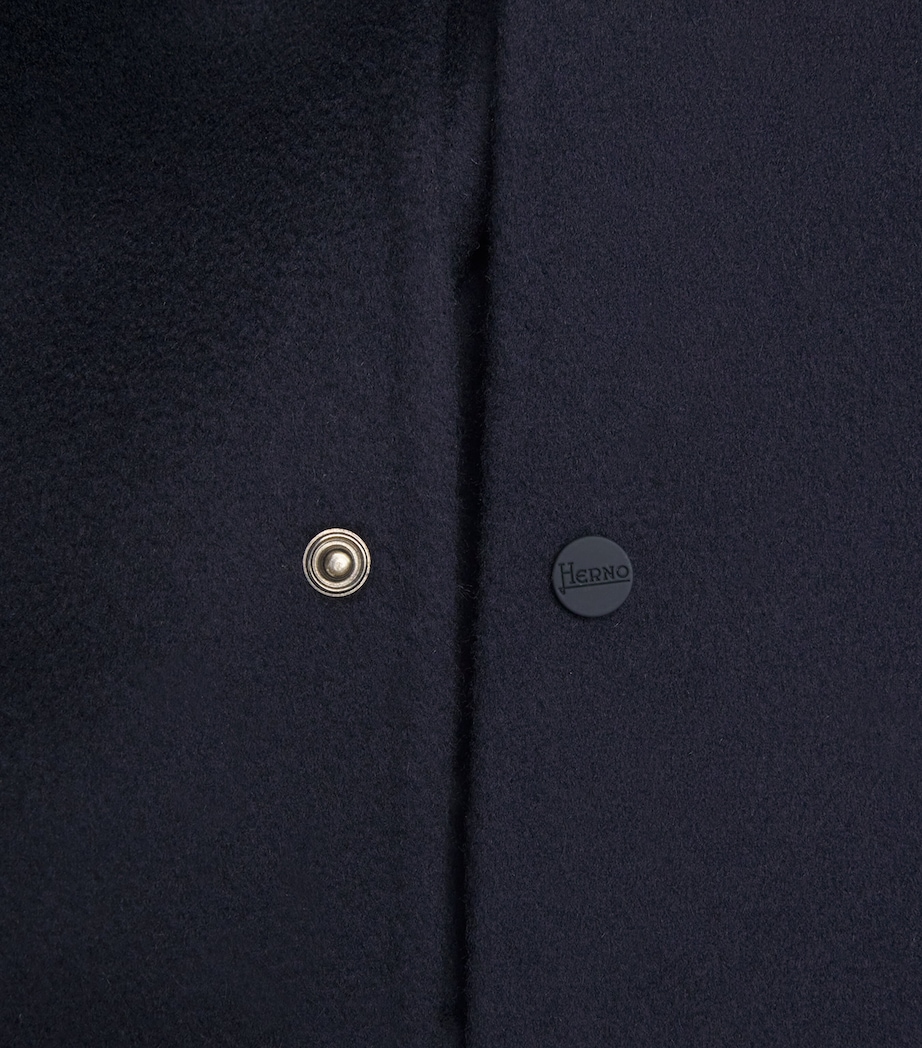 Wool Shirt Jacket 9200BLUE Image 5