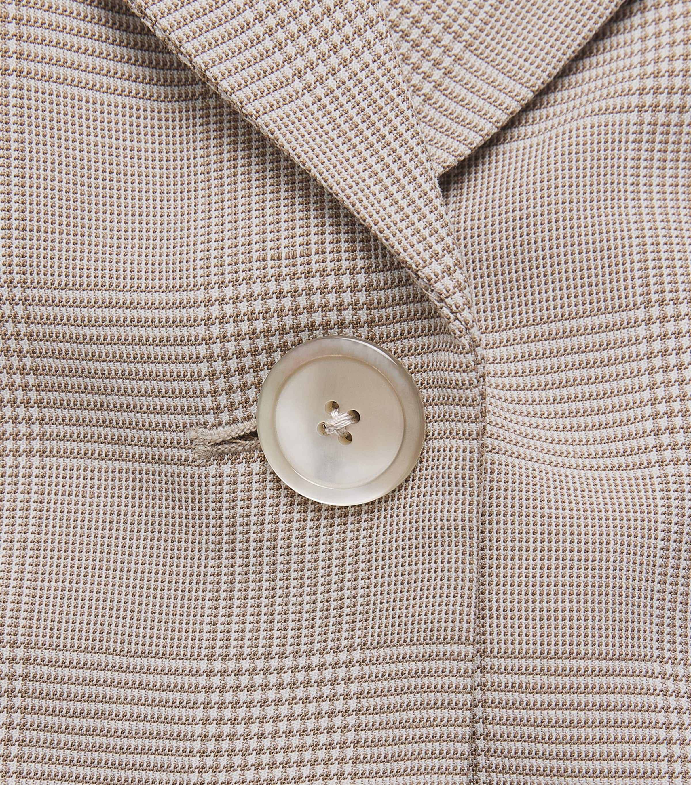 Veronica Beard Womens Plaid Sorenne Waistcoat Acorn/dove Image 6