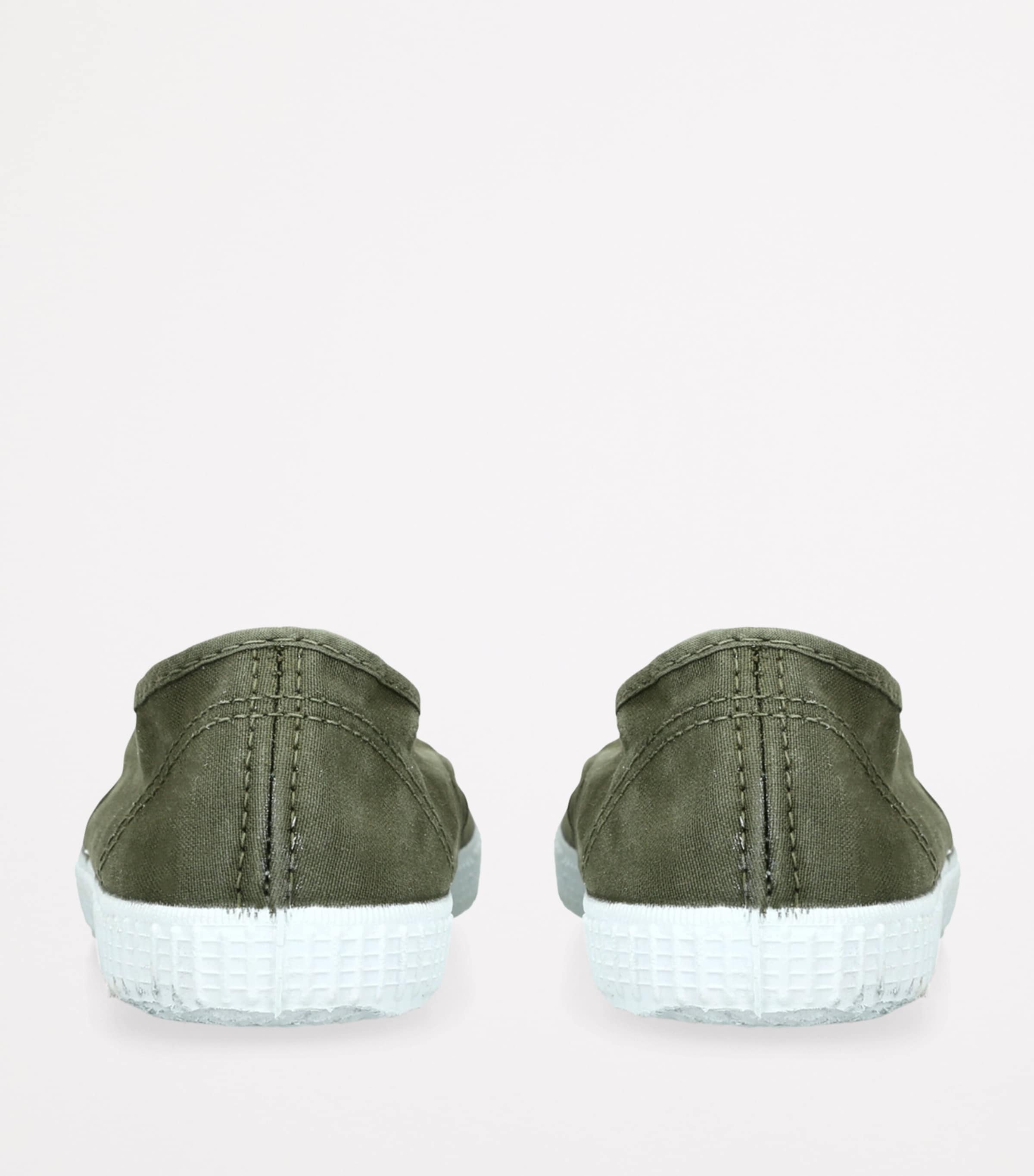 Organic Canvas Darcie Slip-On Sneakers KHAKI Image 2