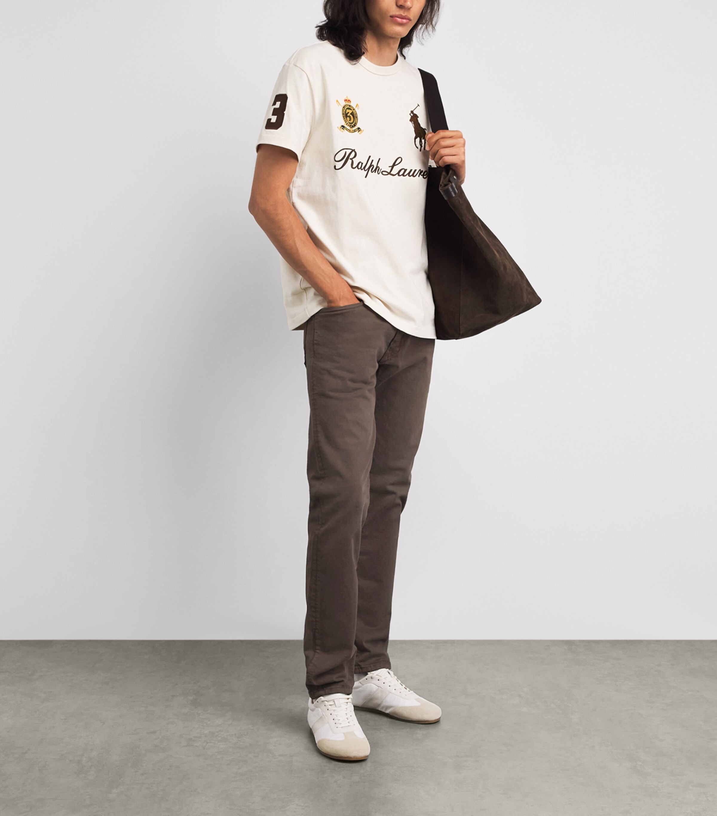 Polo Ralph Lauren Mens The Sullivan Slim Jeans Hdn Circuit Brown Image 2