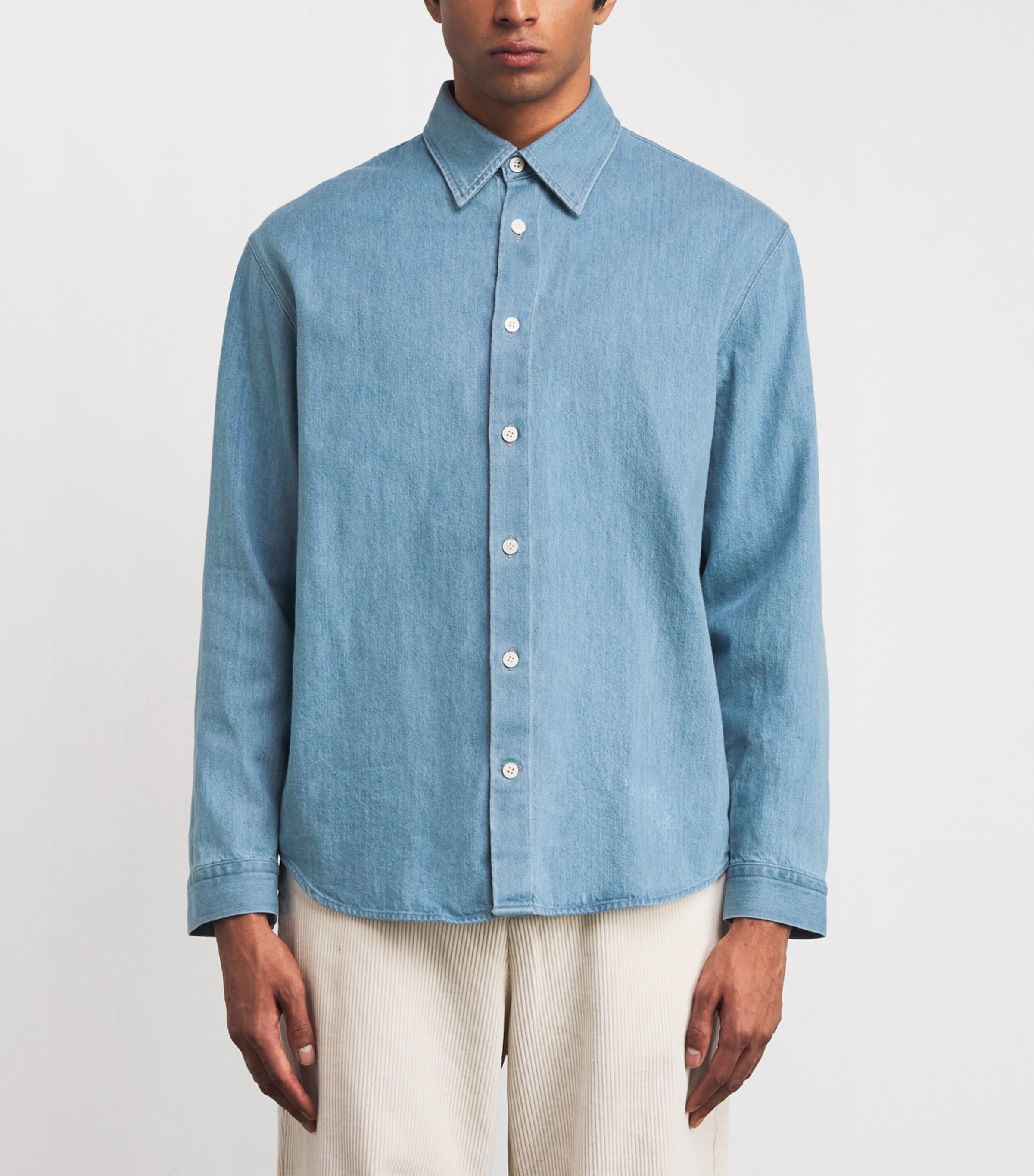Denim Relaxed Casper Overshirt BLUE DENIM Image 3
