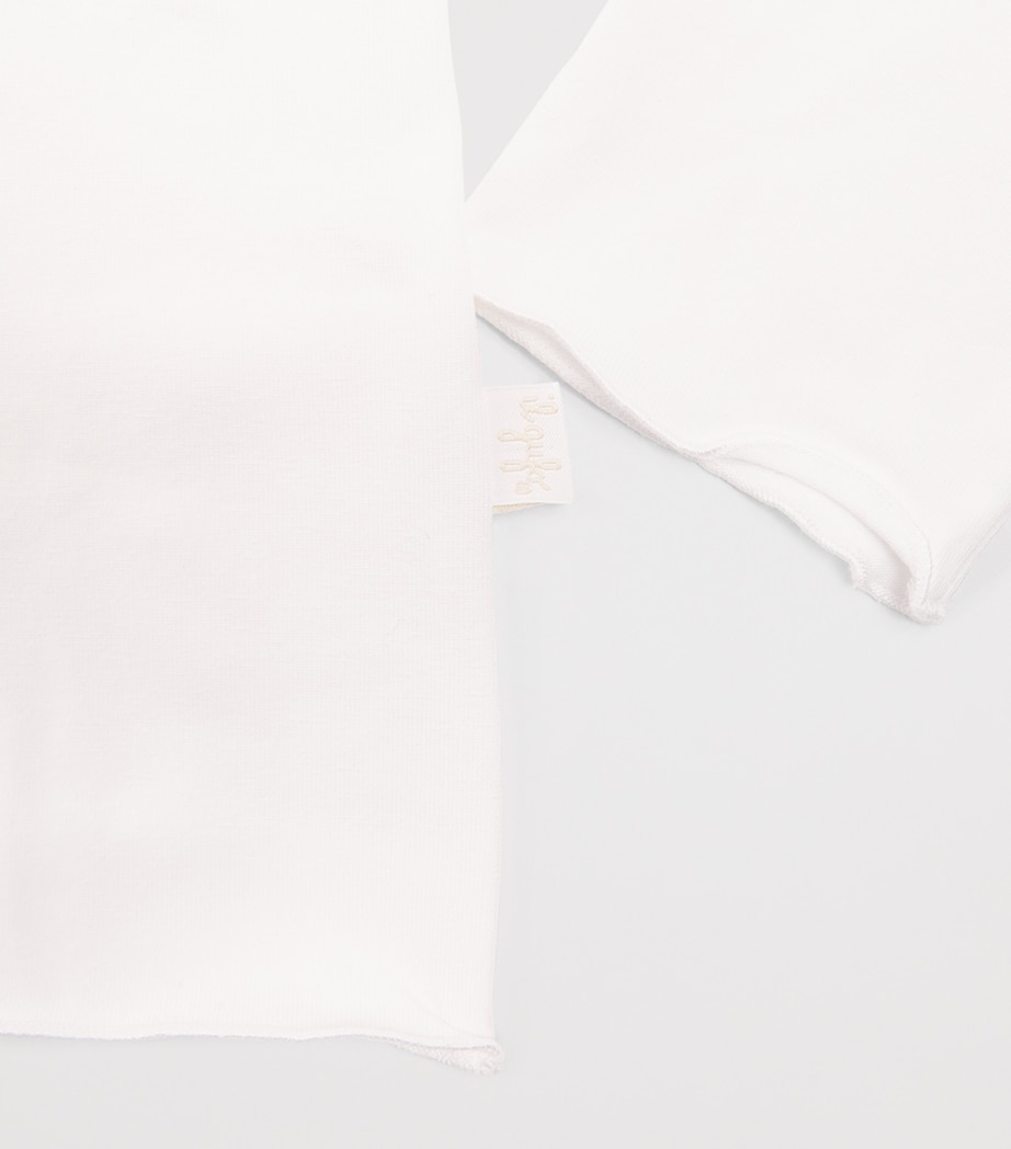 Cotton Ruffled-Collar Shirt (2-14 Years) 100MILK Image 3