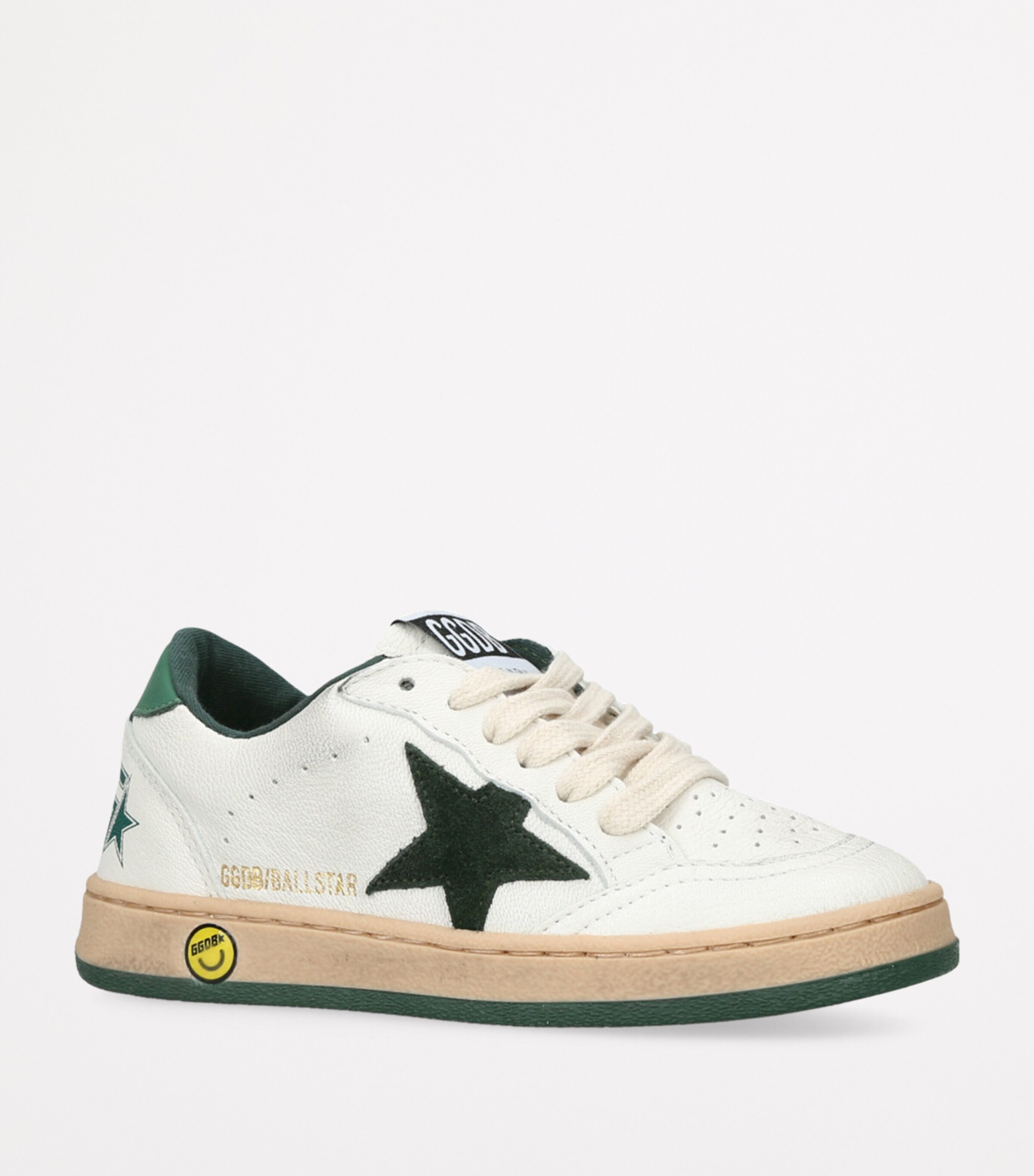 Leather Ball Star Sneakers GREEN OTH Image 3