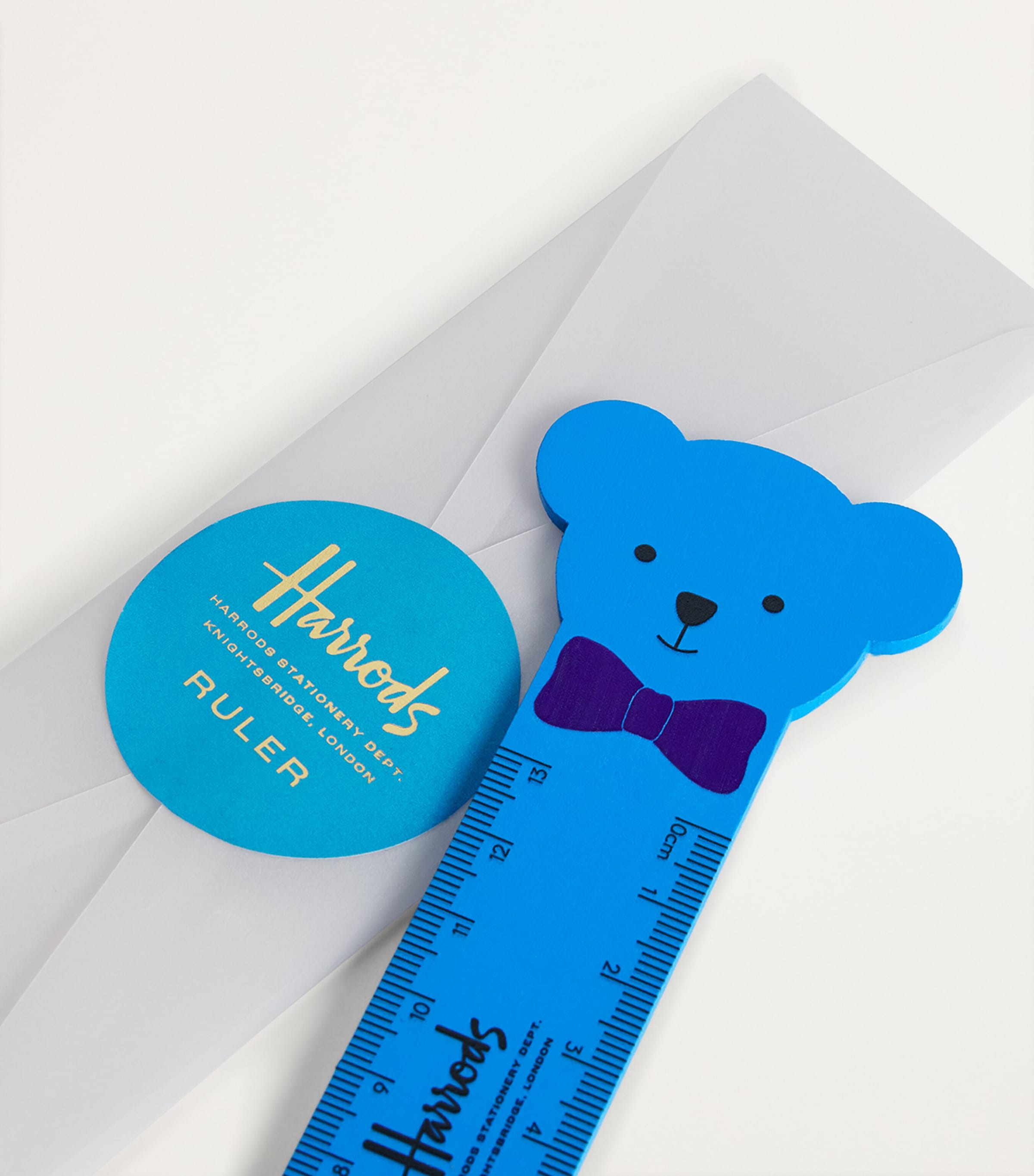 Henry Bear Ruler BLUE Image 4