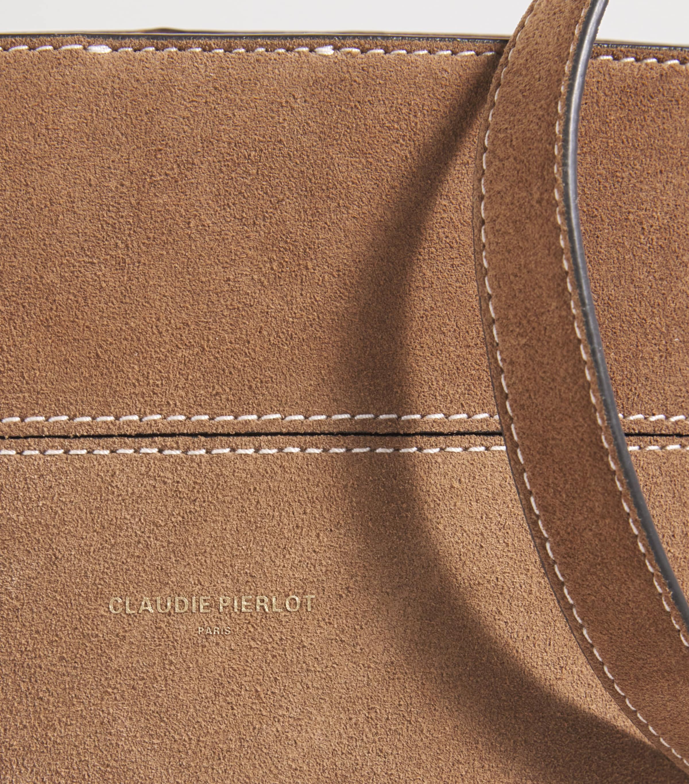 Suede Bucket Bag SAND Image 5