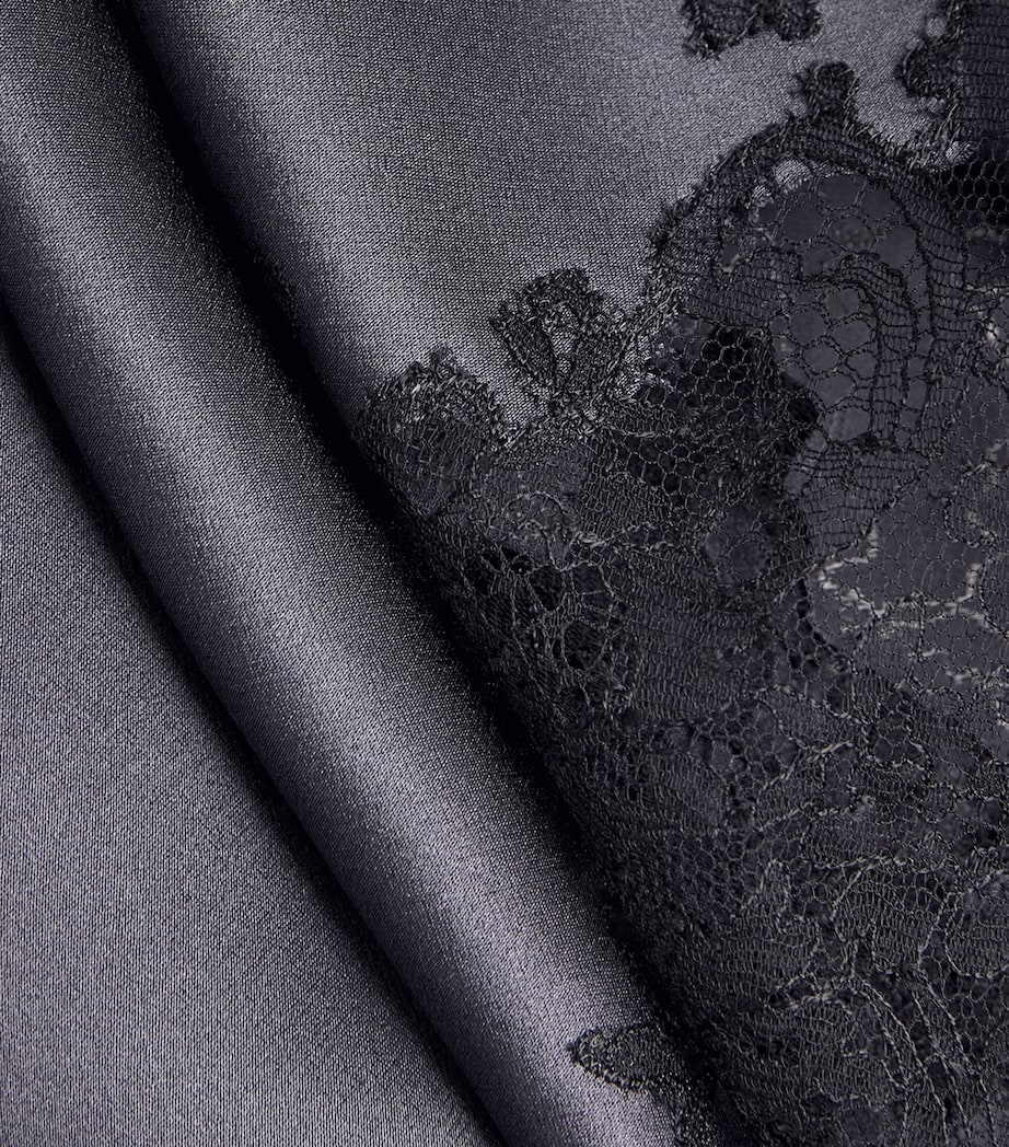 Carine Gilson Womens Silk Long Cérès Robe Noixdegalles Image 6