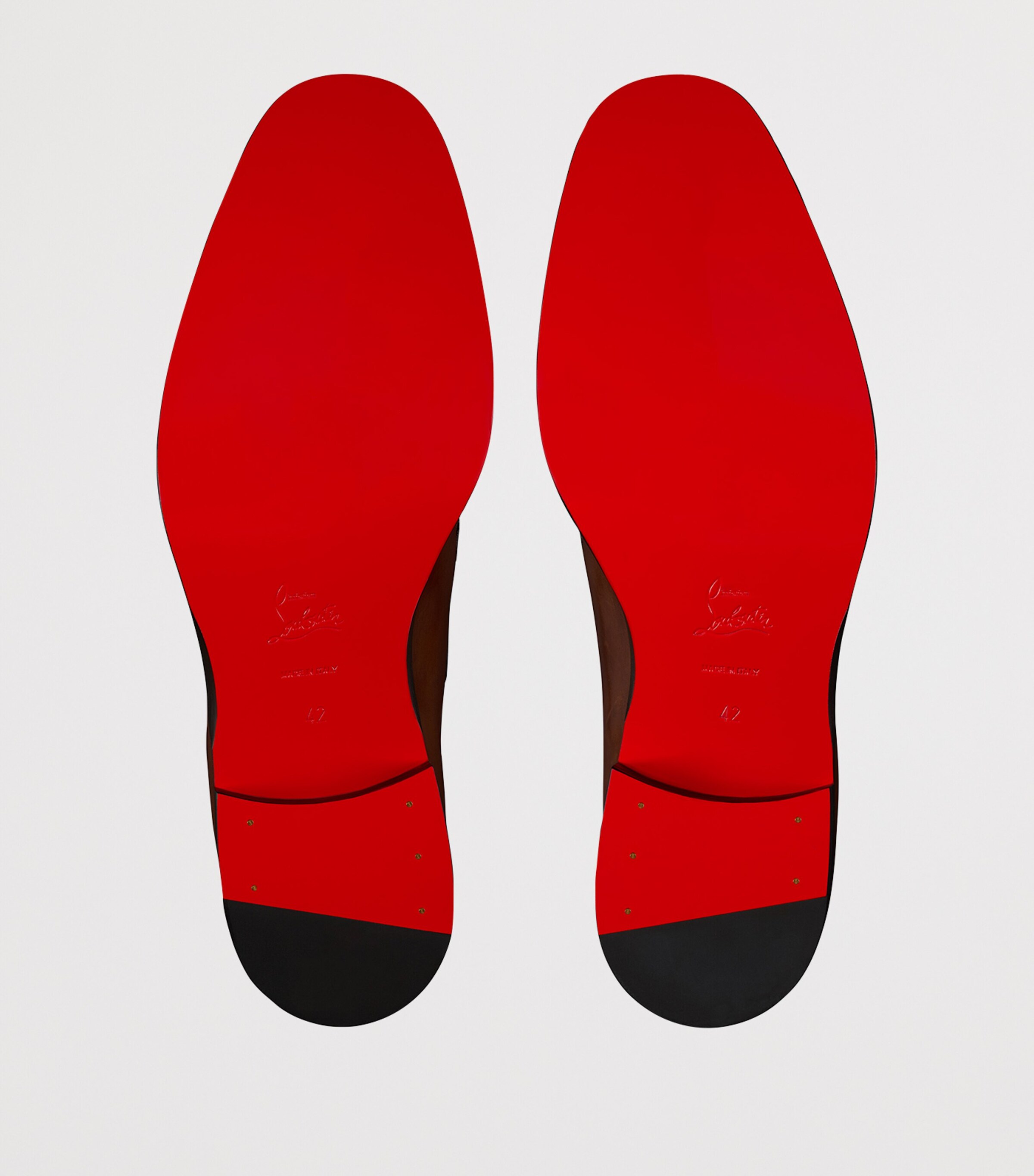 Christian Louboutin Sartok Leather Monk Shoes Image 4
