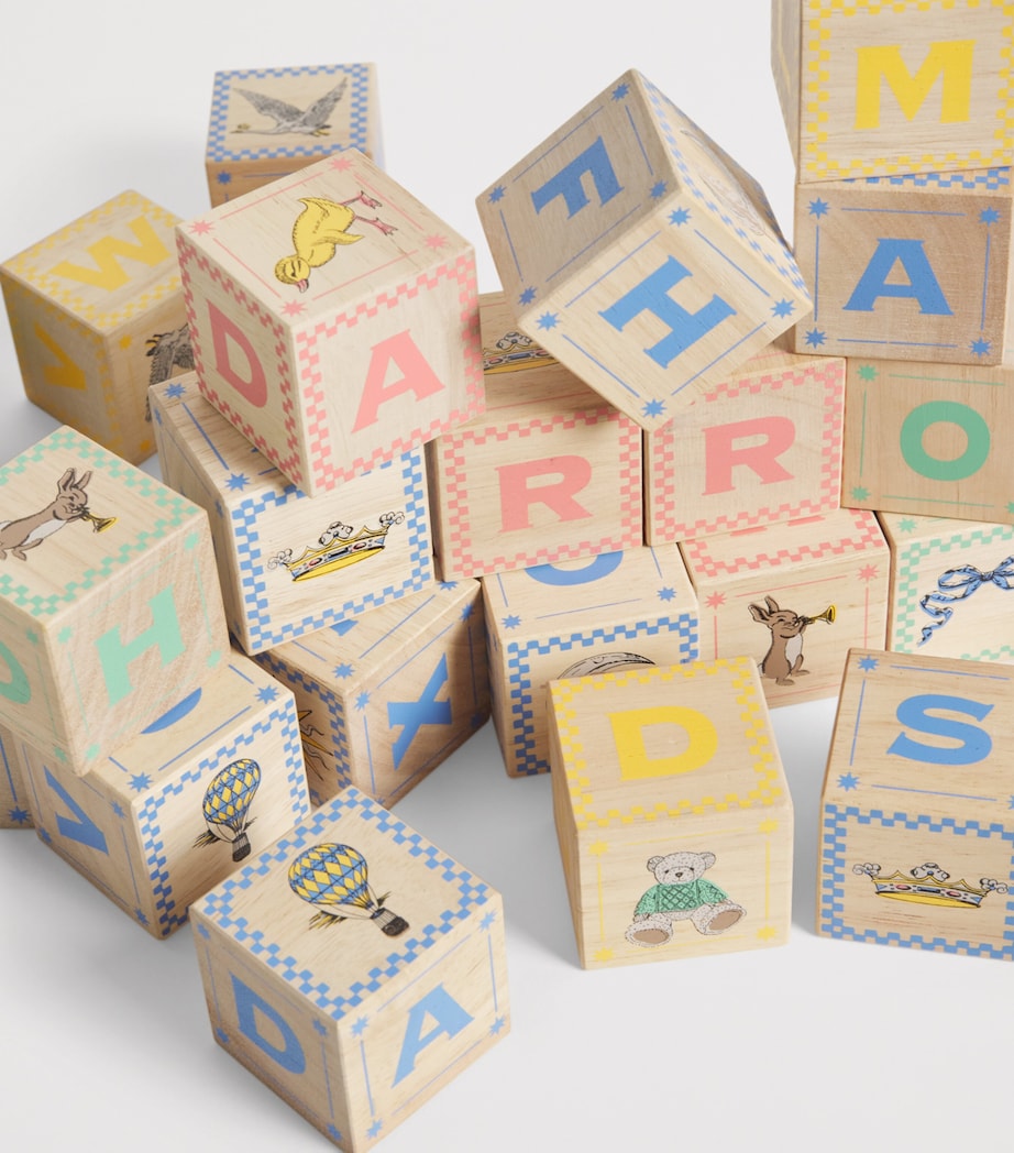 Wooden Alphabet Blocks MULTI Image 2