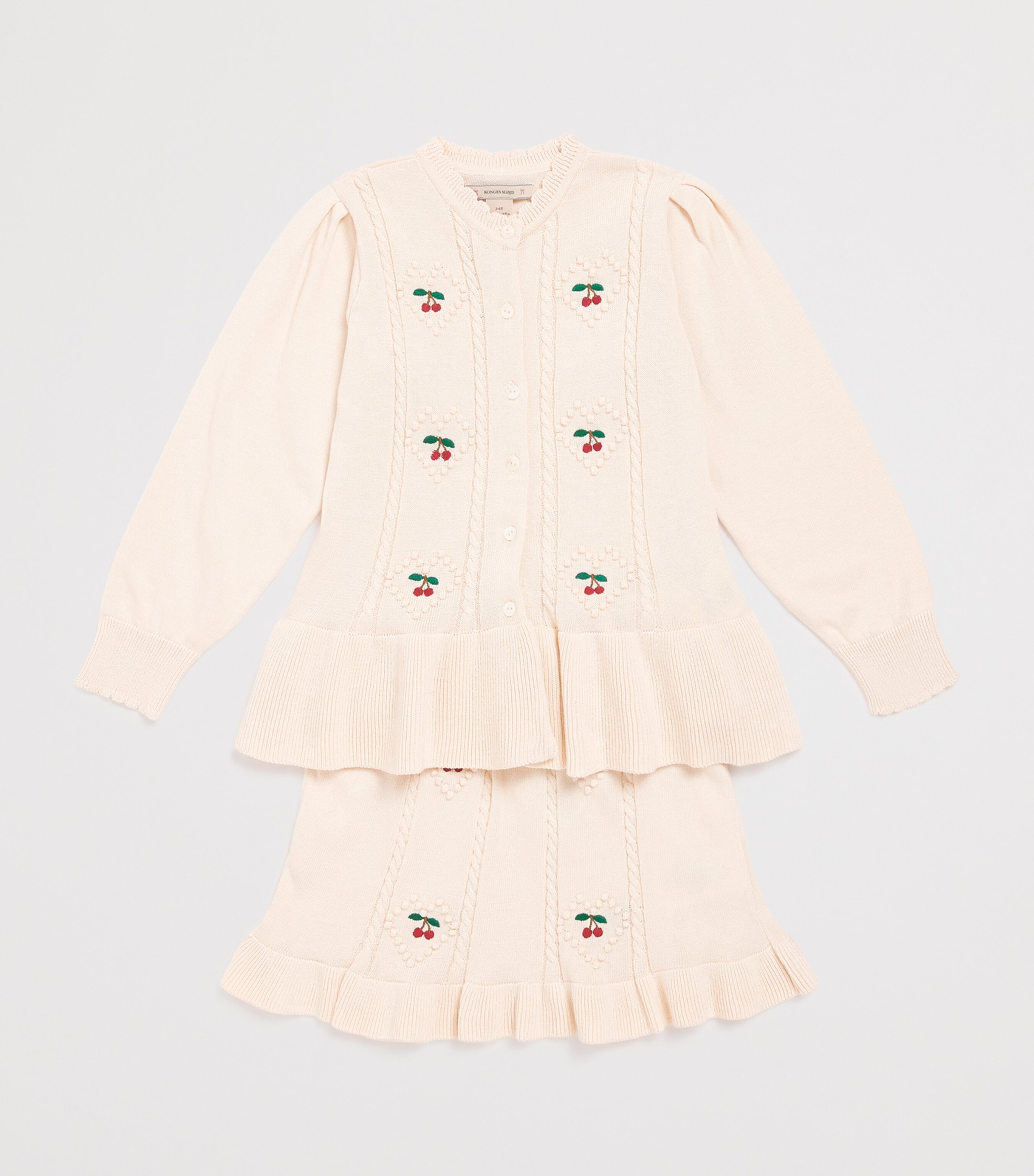 Organic Cotton Soleil Cardigan (12 Months- 10 Years) PEARLED IVORY Image 3