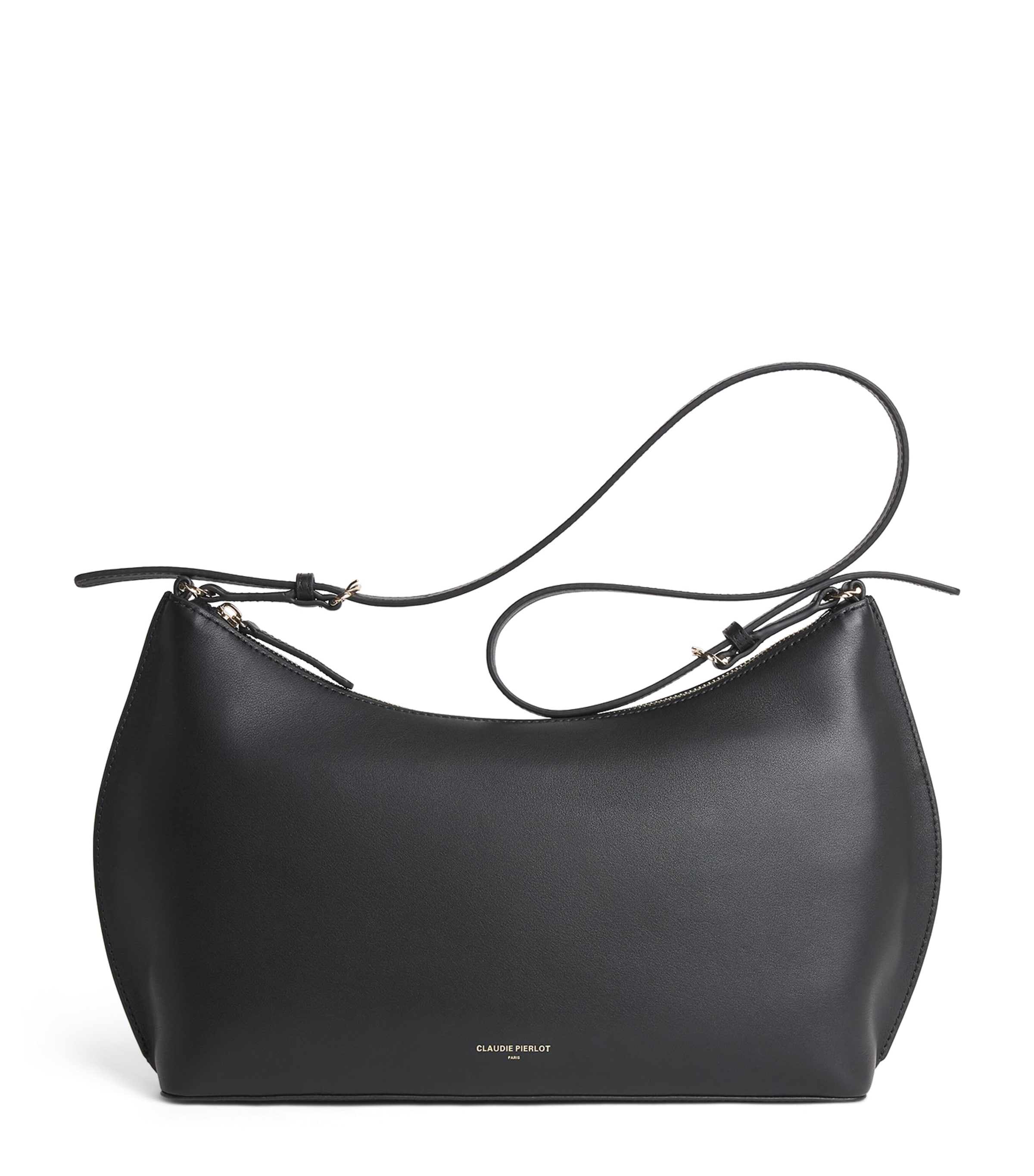 Claudie Pierlot Leather Shoulder Bag Black Image 1