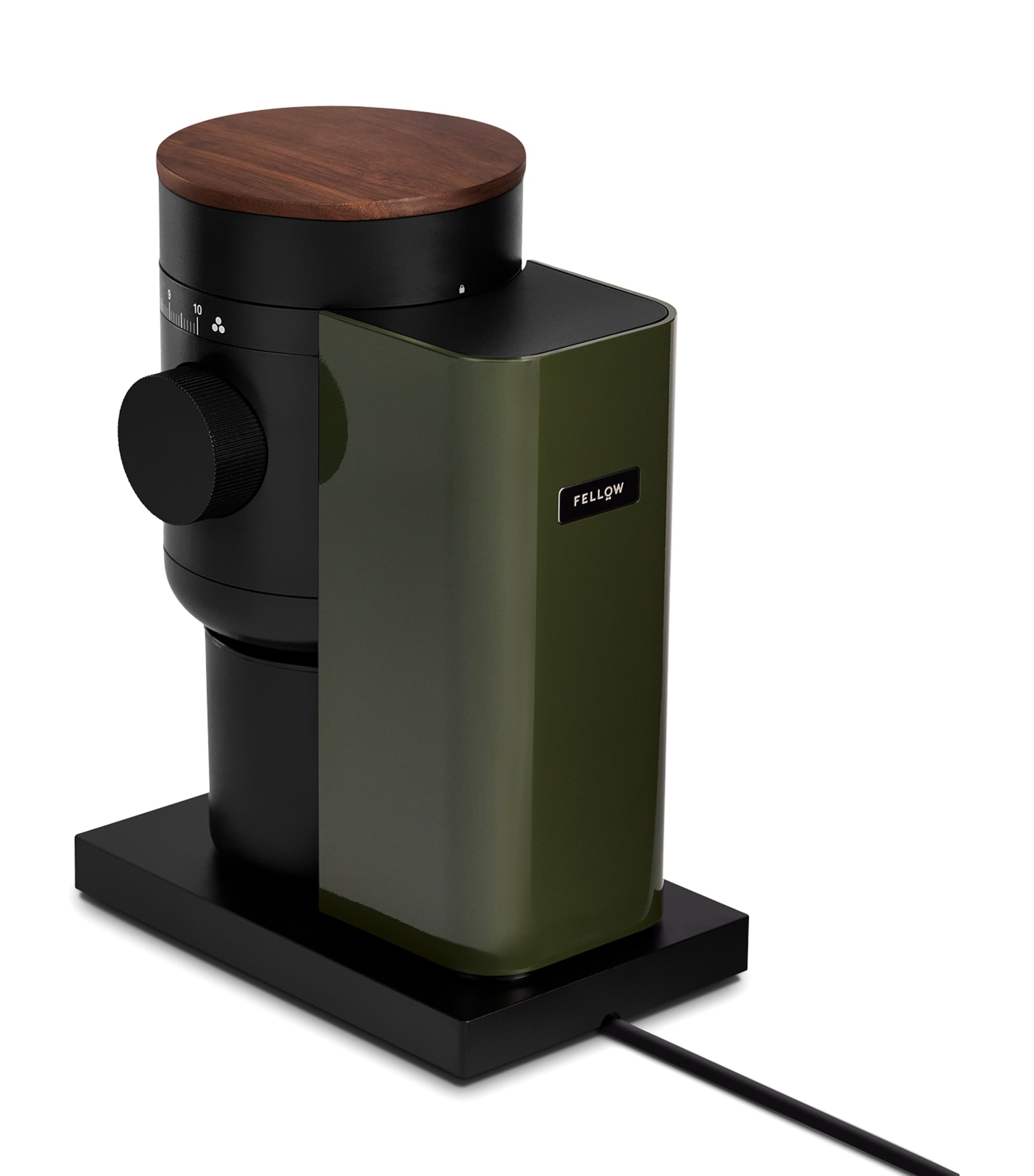 FELLOW Opus 2 Conical Burr Grinder Woodland With Walnut Image 7