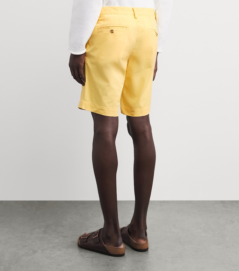 Polo Ralph Lauren Mens Stretch-Cotton Bedford Shorts Corn Yellow Image 5