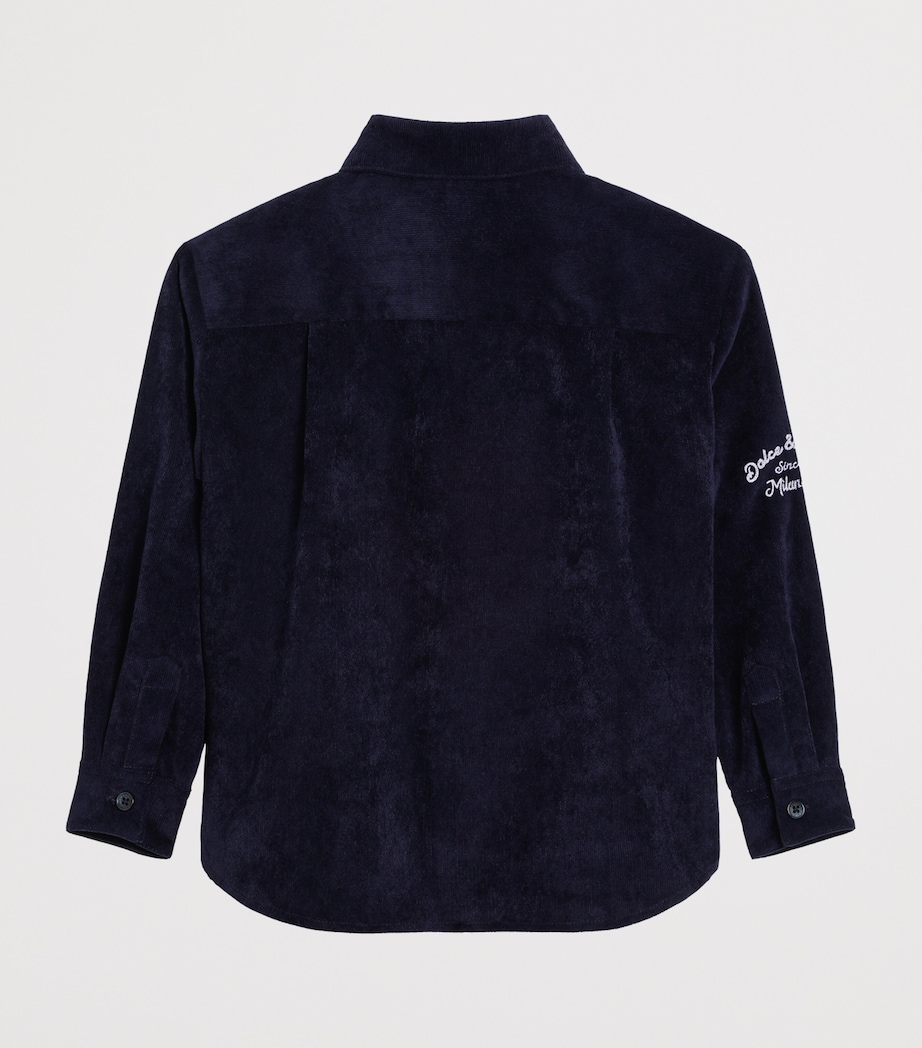 Corduroy Oversized Shirt (8-12 Years) B3895-NAVY BLUE Image 2
