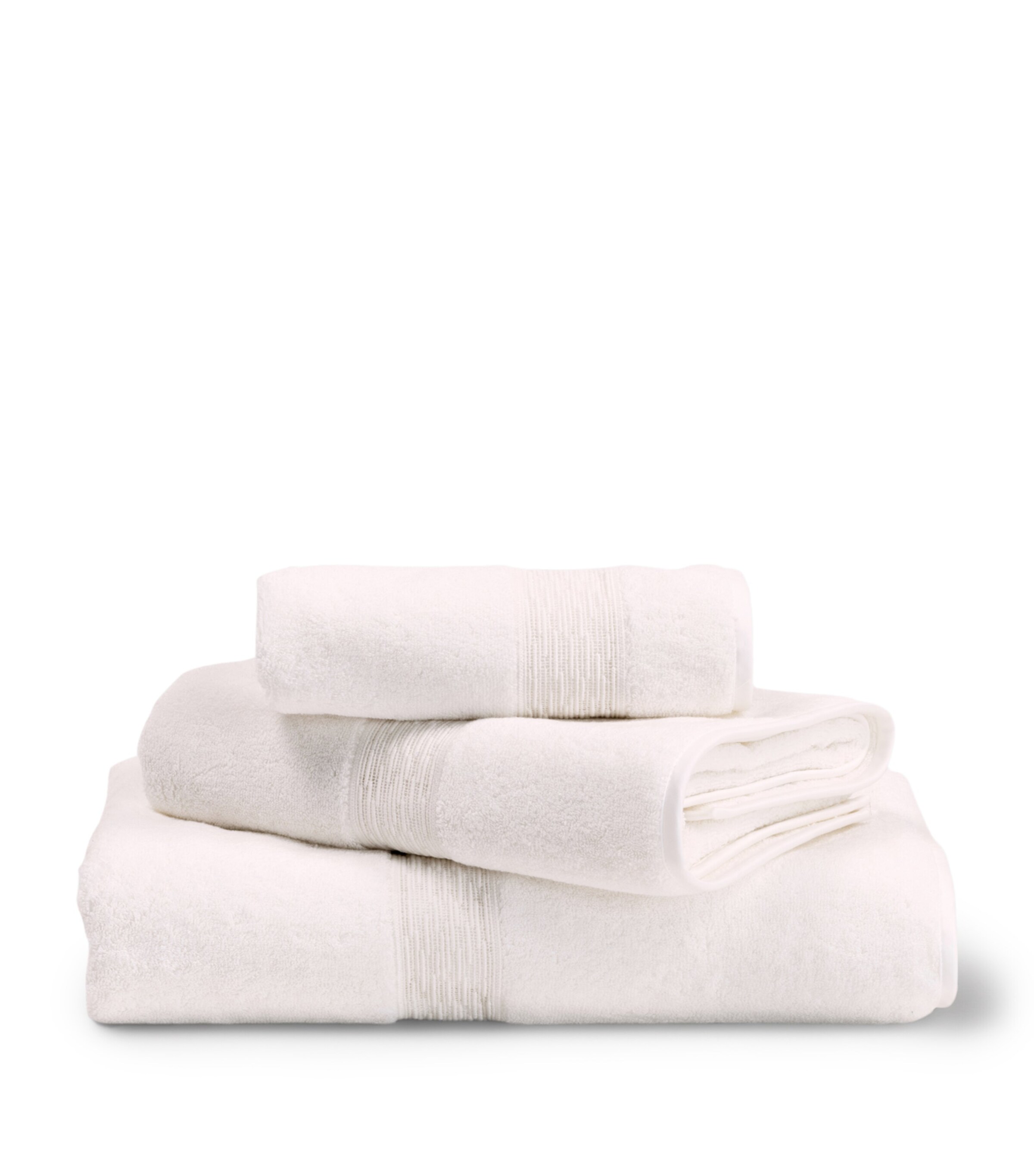Frette Balance Lace Hand Towel (60cm x 110cm) Milk Image 4
